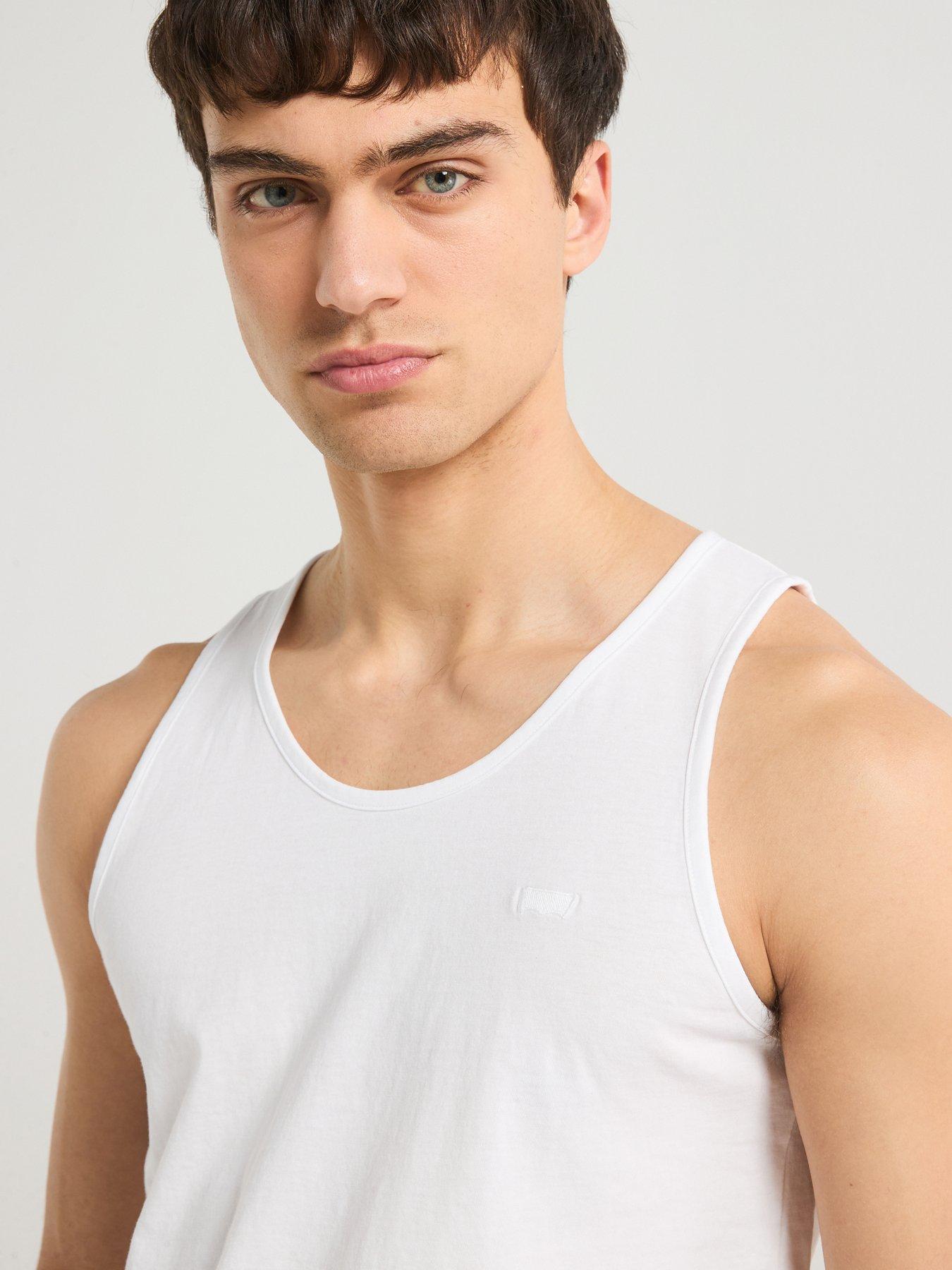  image of levis-housemark-logo-vest-white