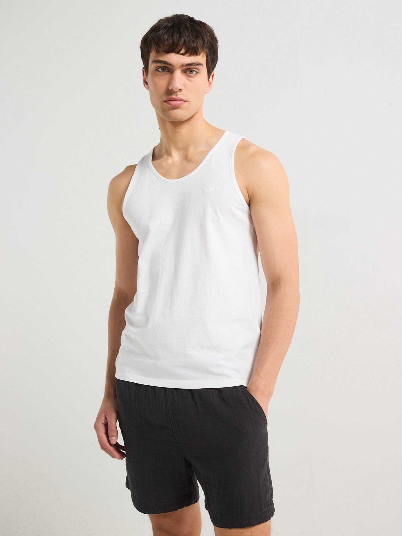  image of levis-housemark-logo-vest-white