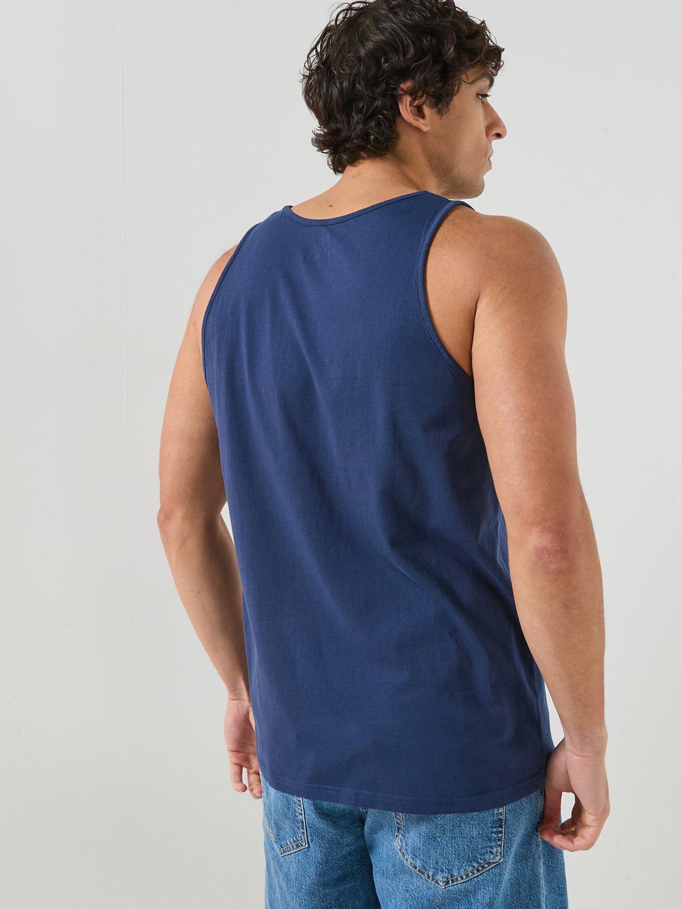 stillFront image of levis-housemark-logo-vest--navy