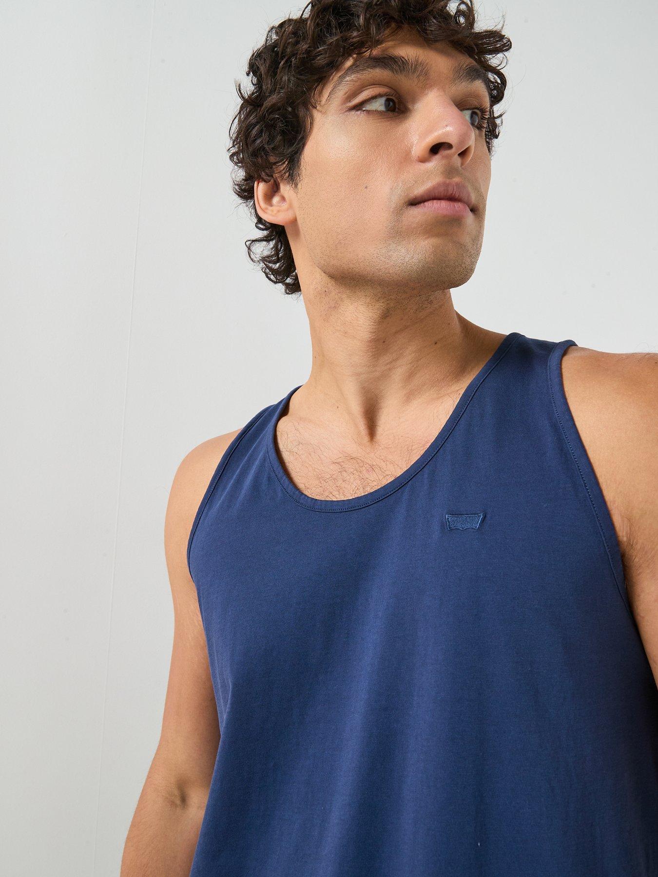 image of levis-housemark-logo-vest--navy