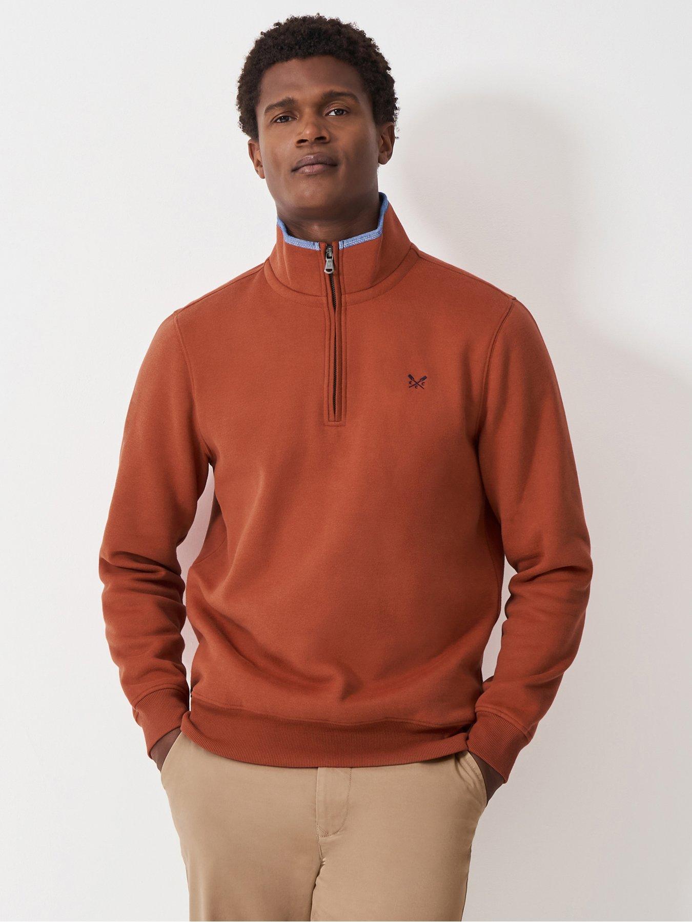 undefined Classic 1/2 Zip Sweatshirt -Orange