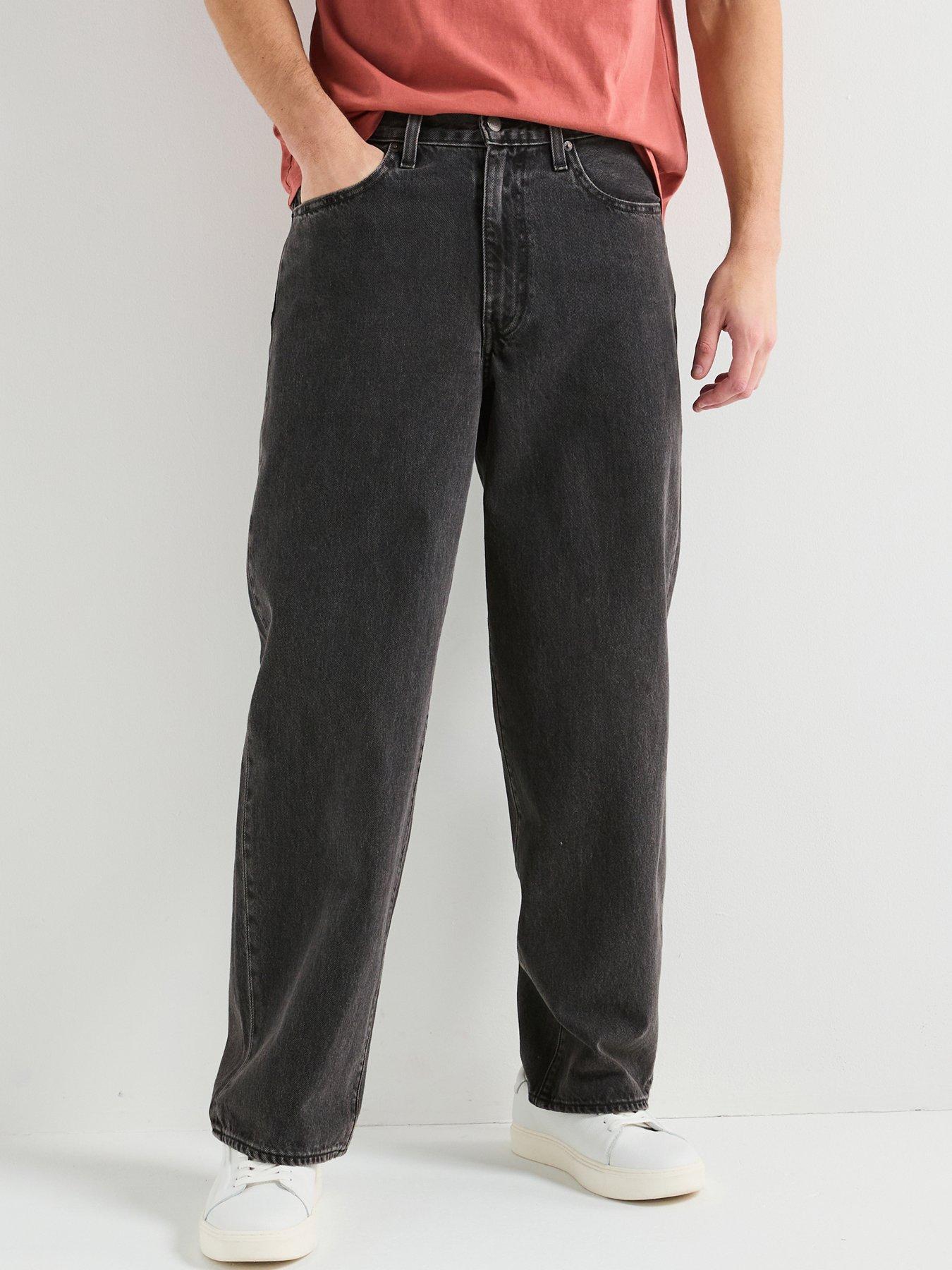 Levi's 578 Baggy Loose Fit Jeans - Black | Littlewoods