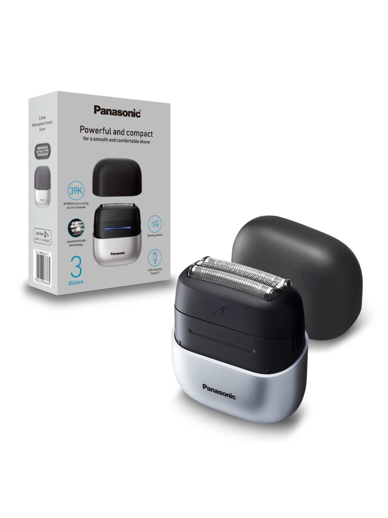  image of panasonic-es-cm3bks511-3-blade-palm-shaver