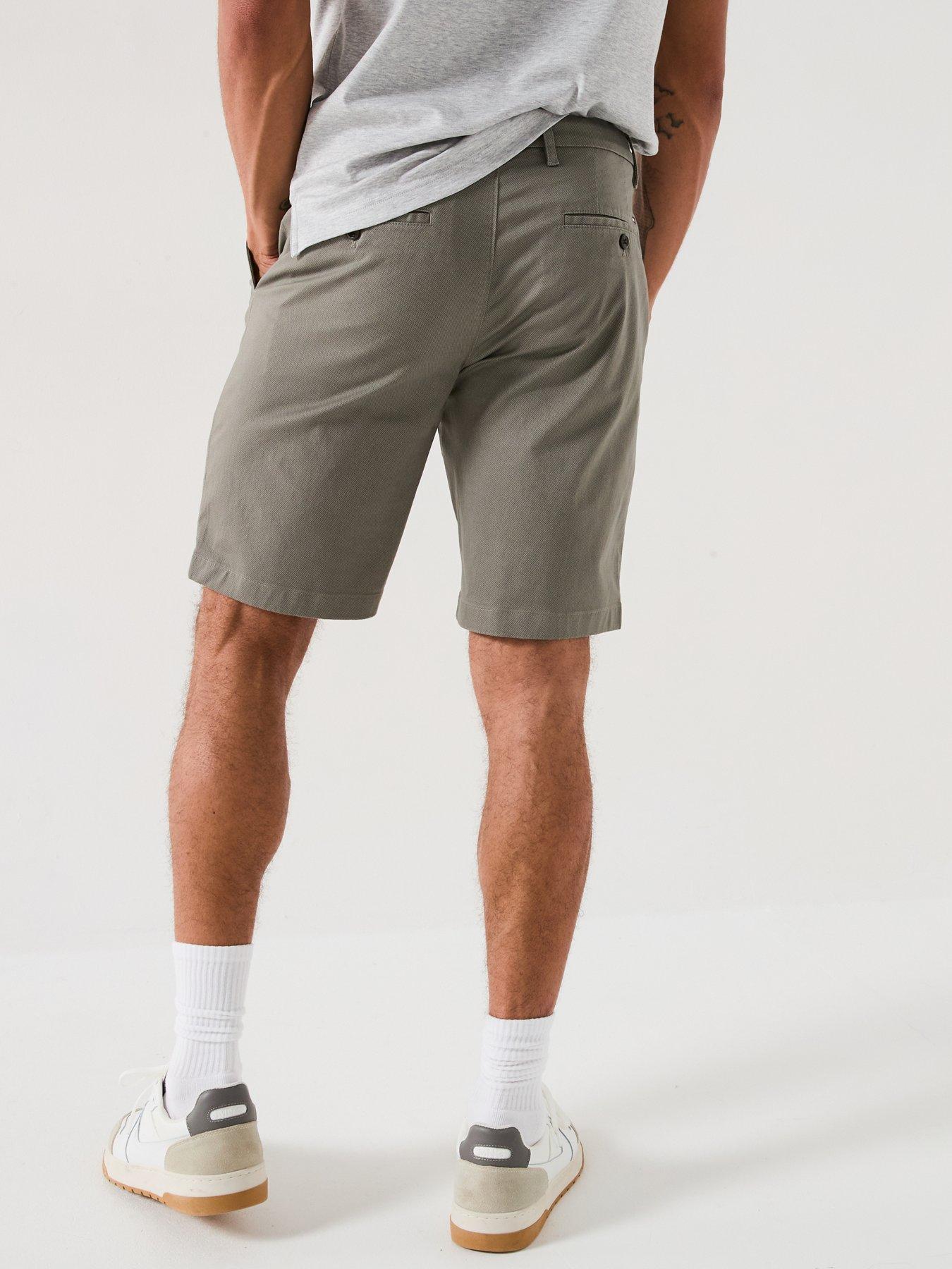  image of tommy-hilfiger-harlem-printed-structure-chino-shorts-grey