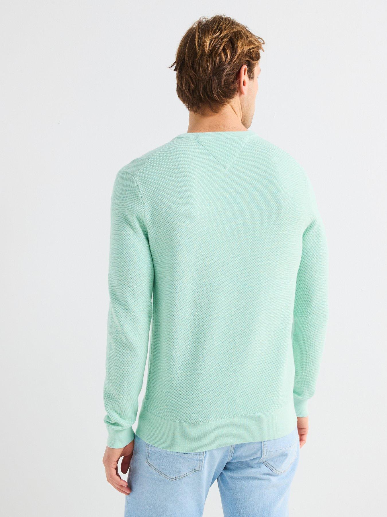Image 2 of 5 of Tommy Hilfiger Essential Structure Crew Neck Knitted Jumper - Grey