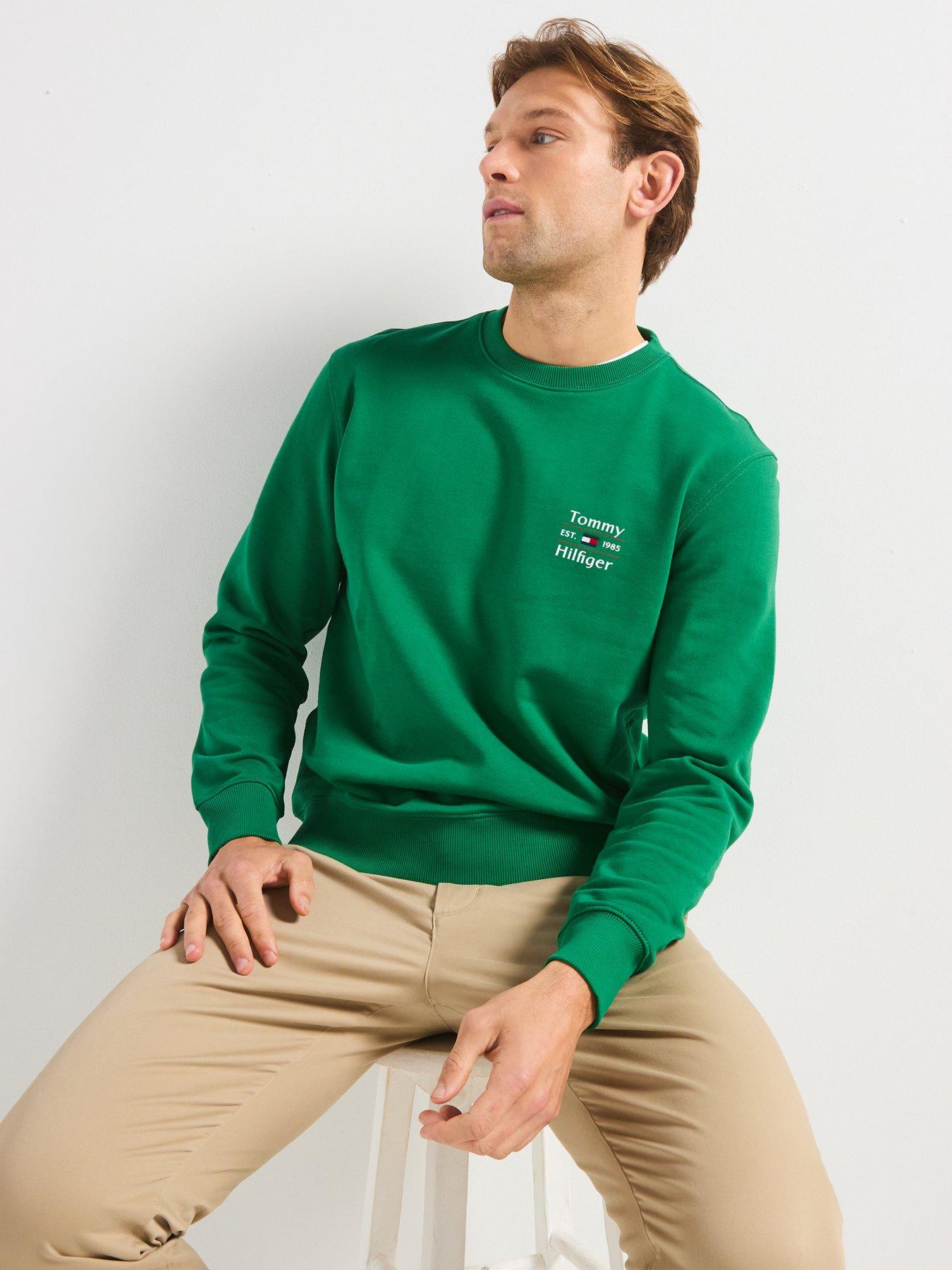 Image 4 of 6 of Tommy Hilfiger Stack Crew Sweat - Green