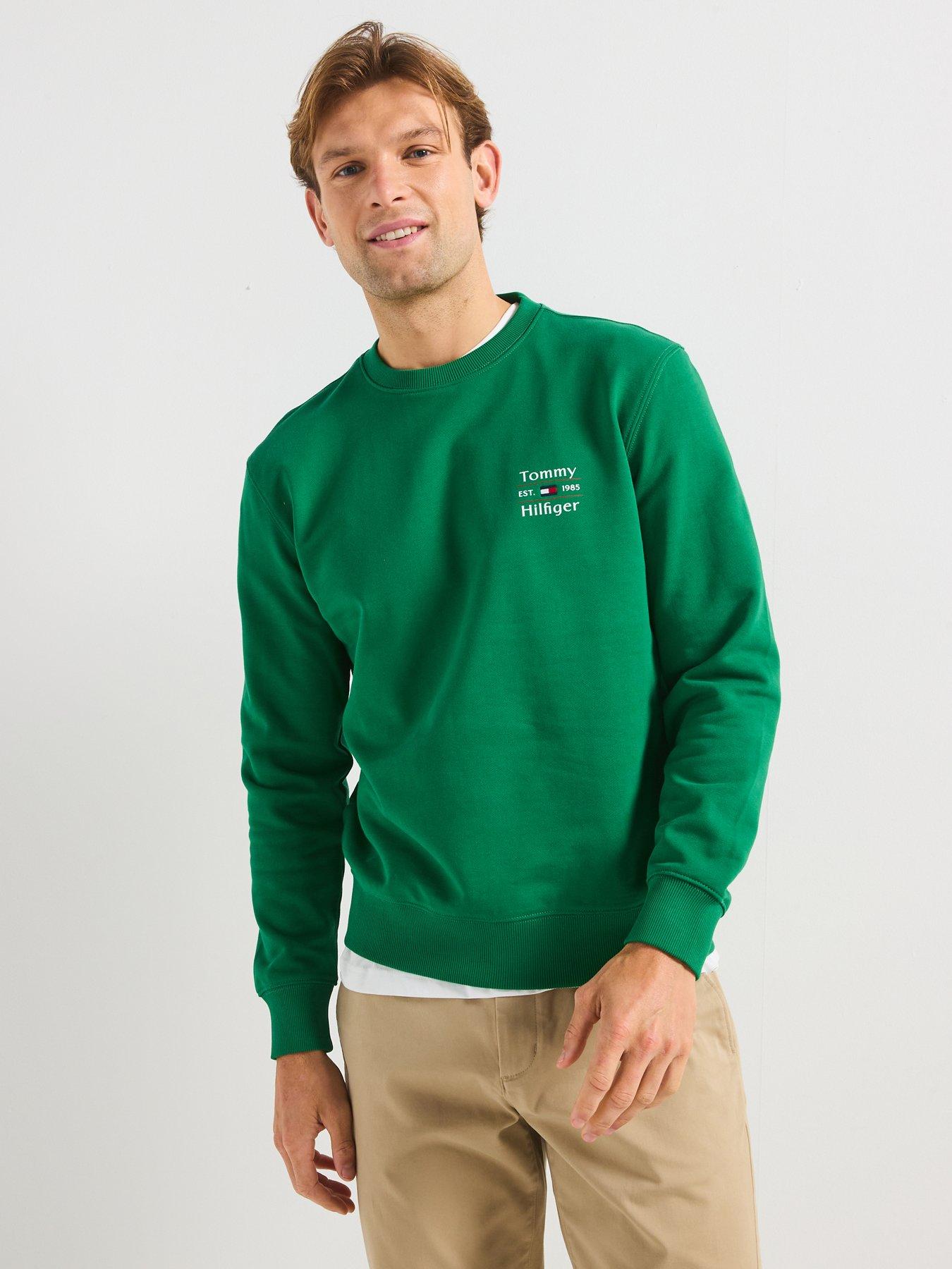 Image 6 of 6 of Tommy Hilfiger Stack Crew Sweat - Green
