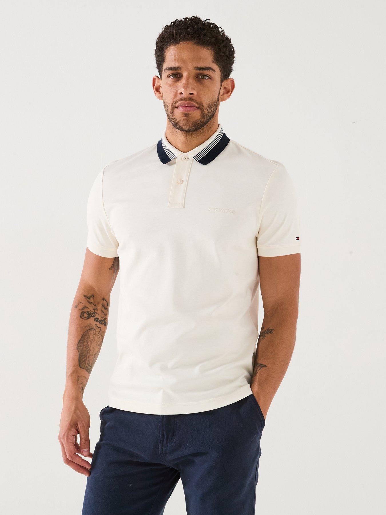 tommy-hilfiger-regular-fit-interlock-collar-detail-polo-shirt-light-cream