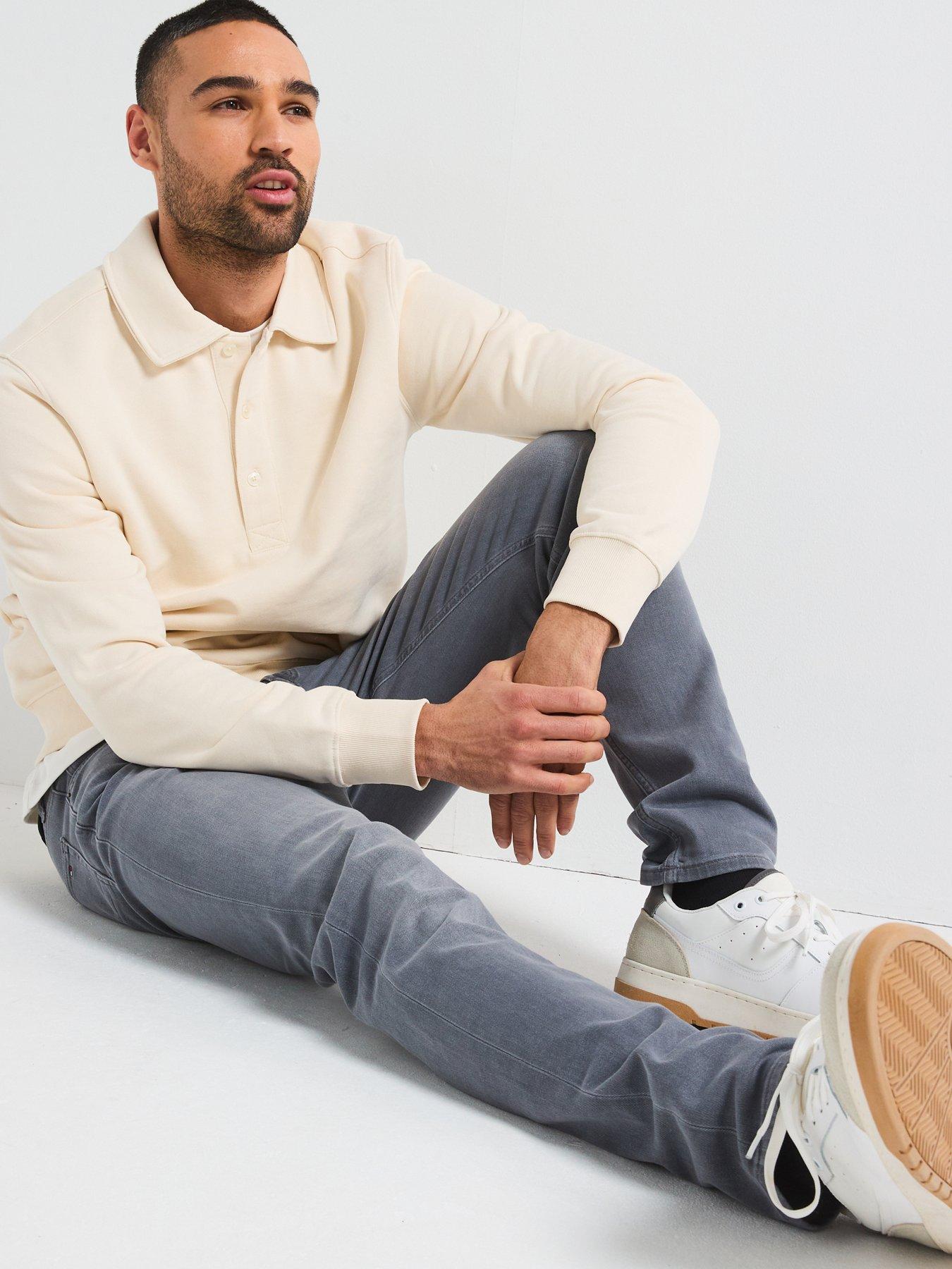  image of tommy-hilfiger-bleecker-sstr-eros-slim-jeans-grey