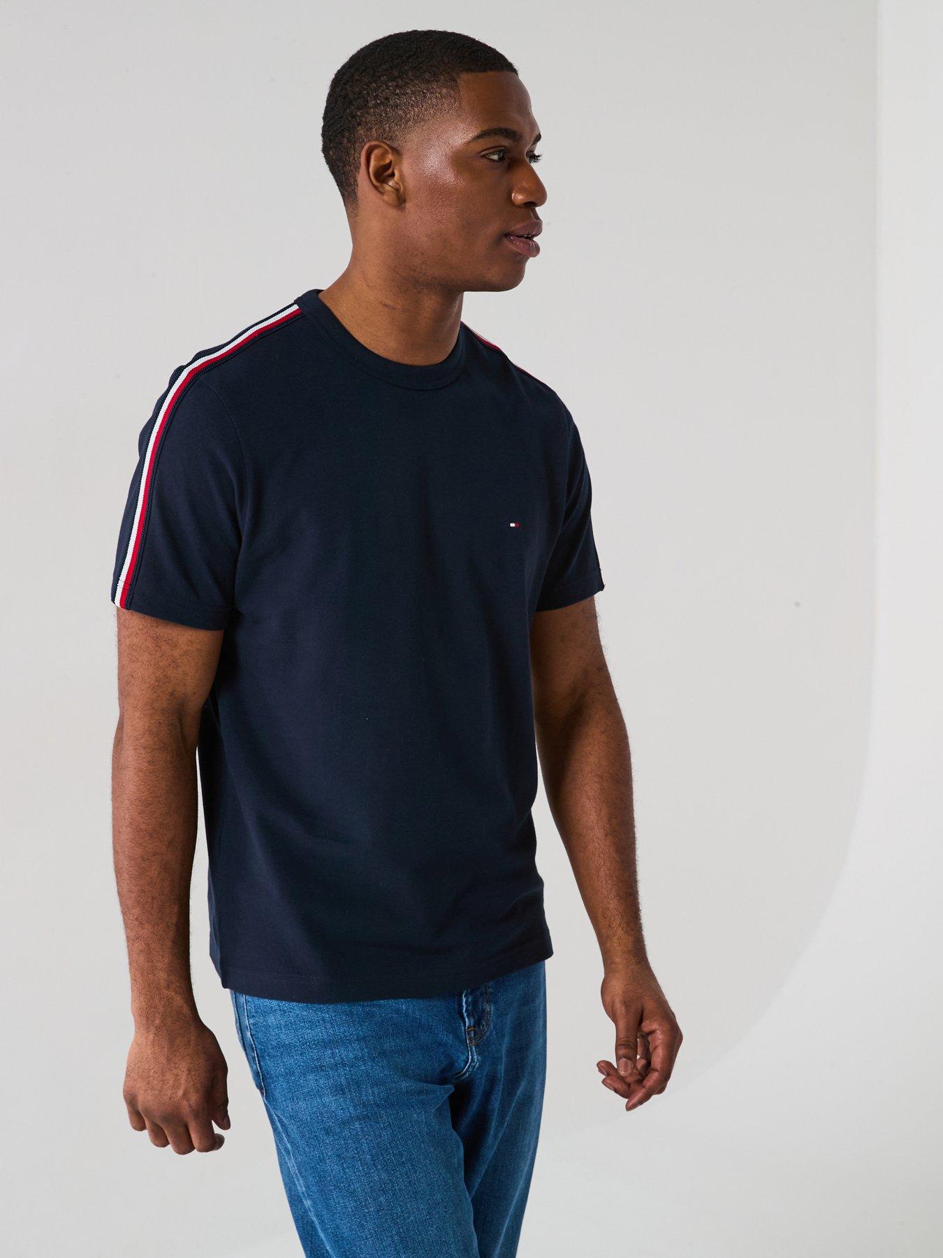 tommy-hilfiger-global-stripe-tape-t-shirt-navy