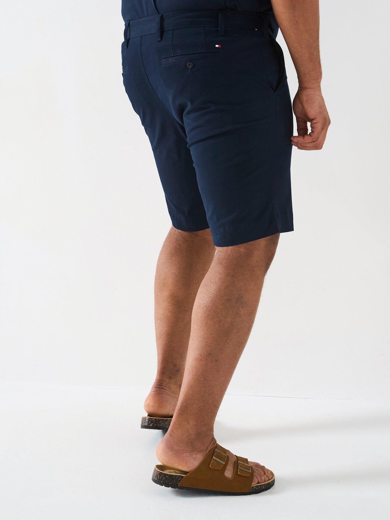  image of tommy-hilfiger-big-amp-tall-1985-brooklyn-shorts-navy-navy