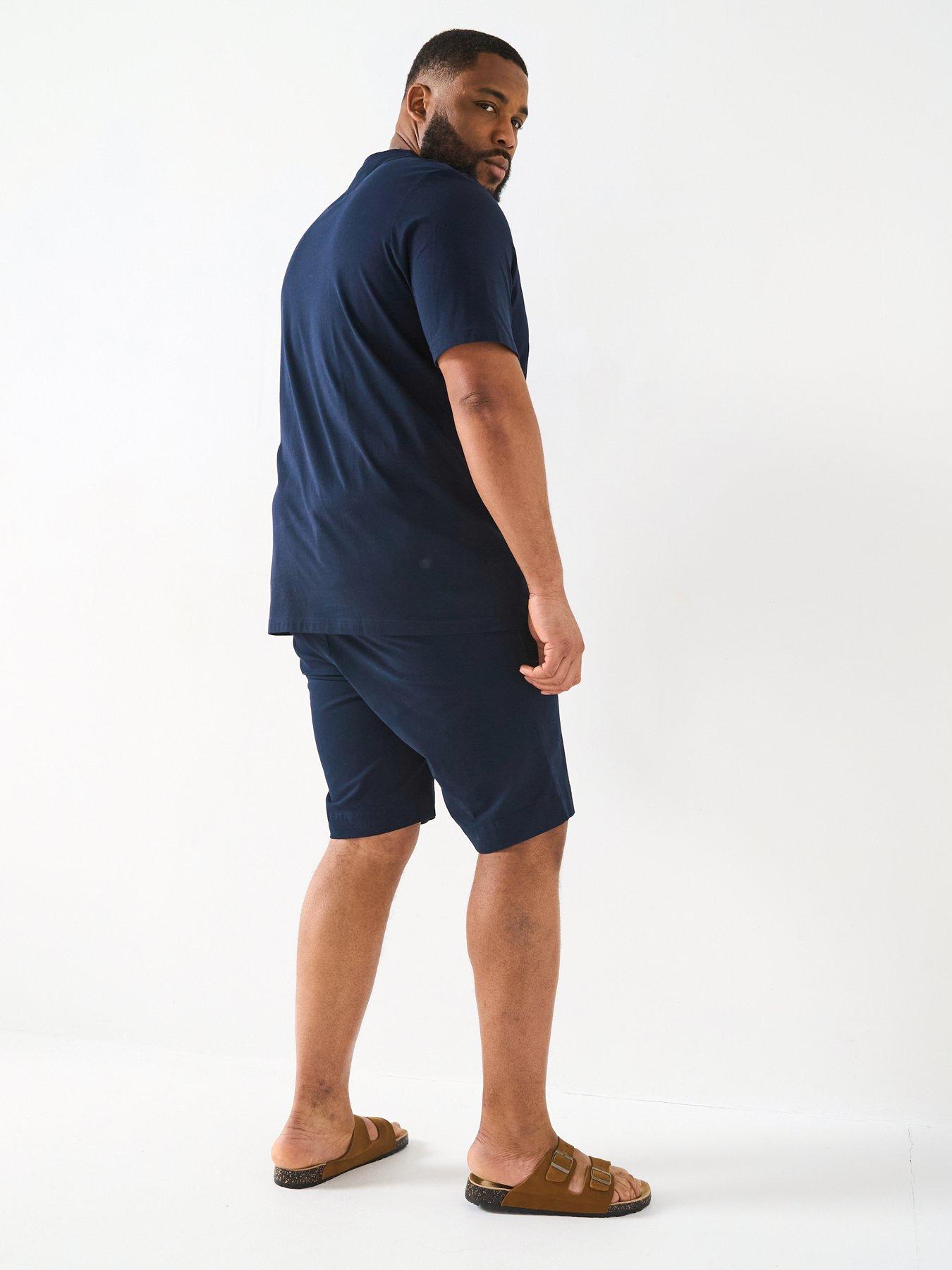  image of tommy-hilfiger-big-amp-tall-1985-brooklyn-shorts-navy-navy