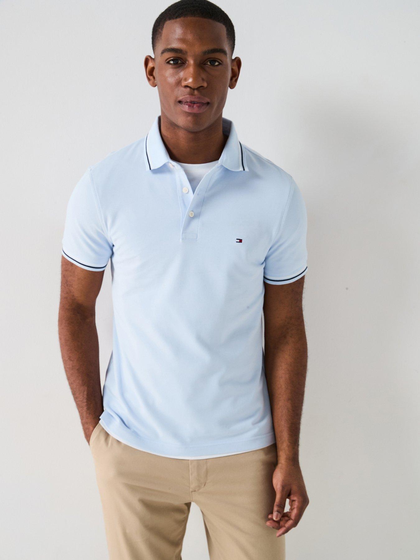 tommy-hilfiger-slim-fit-tipped-polo-shirt-light-blue