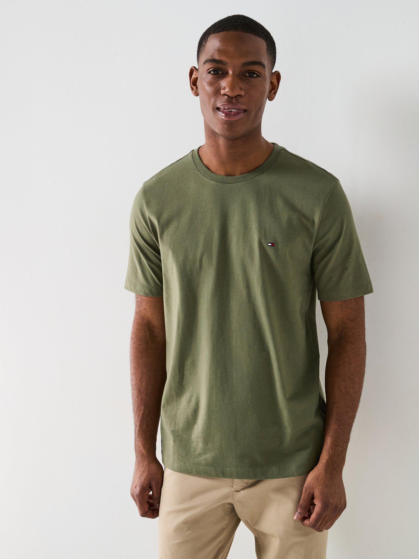 tommy-hilfiger-regular-fit-essential-flag-logo-t-shirt-khaki