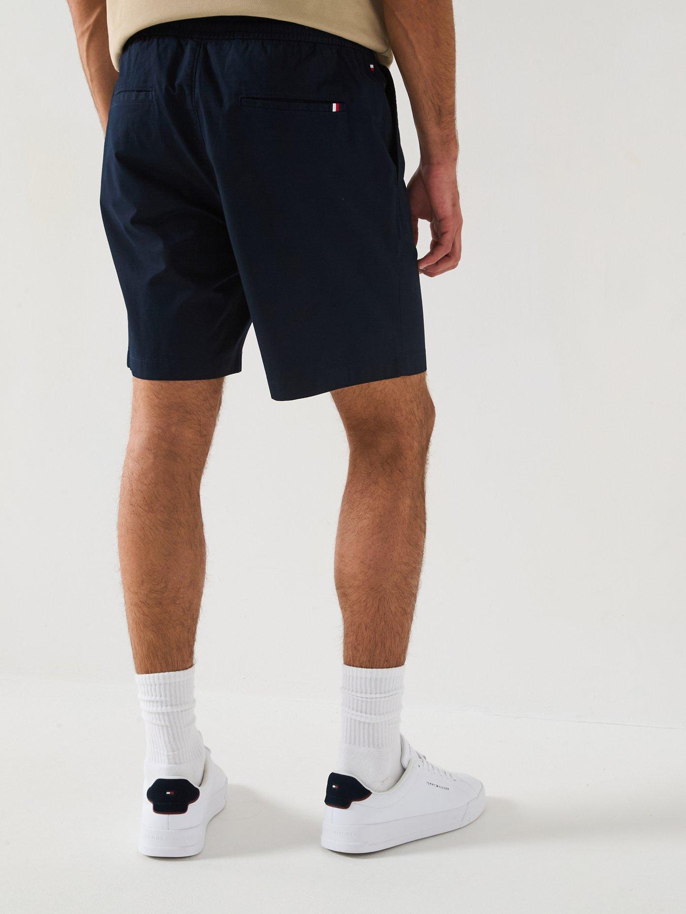stillFront image of tommy-hilfiger-mercer-papertouch-shorts-navy-navy