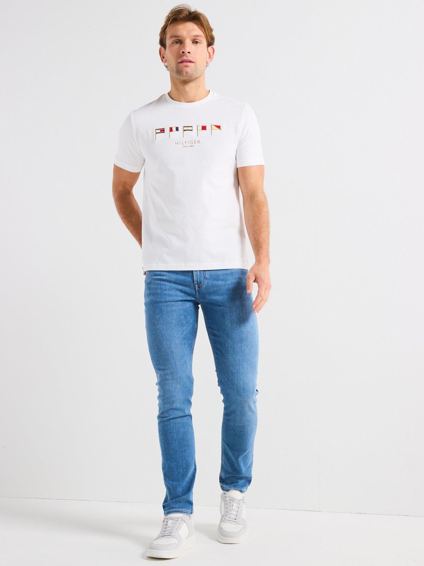  image of tommy-hilfiger-multi-flags-t-shirt-white