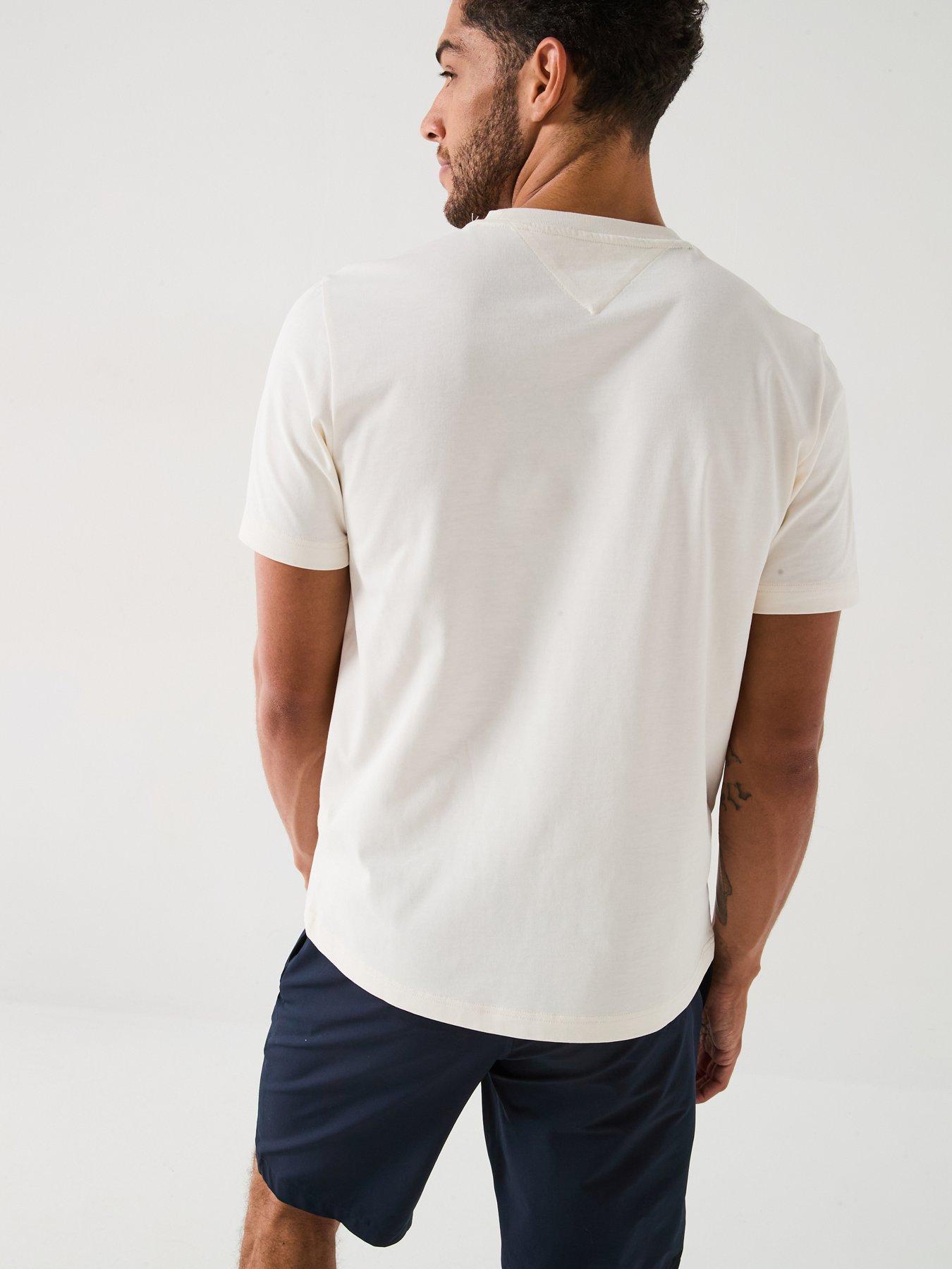  image of tommy-hilfiger-embroidered-flag-sailing-t-shirt-light-cream