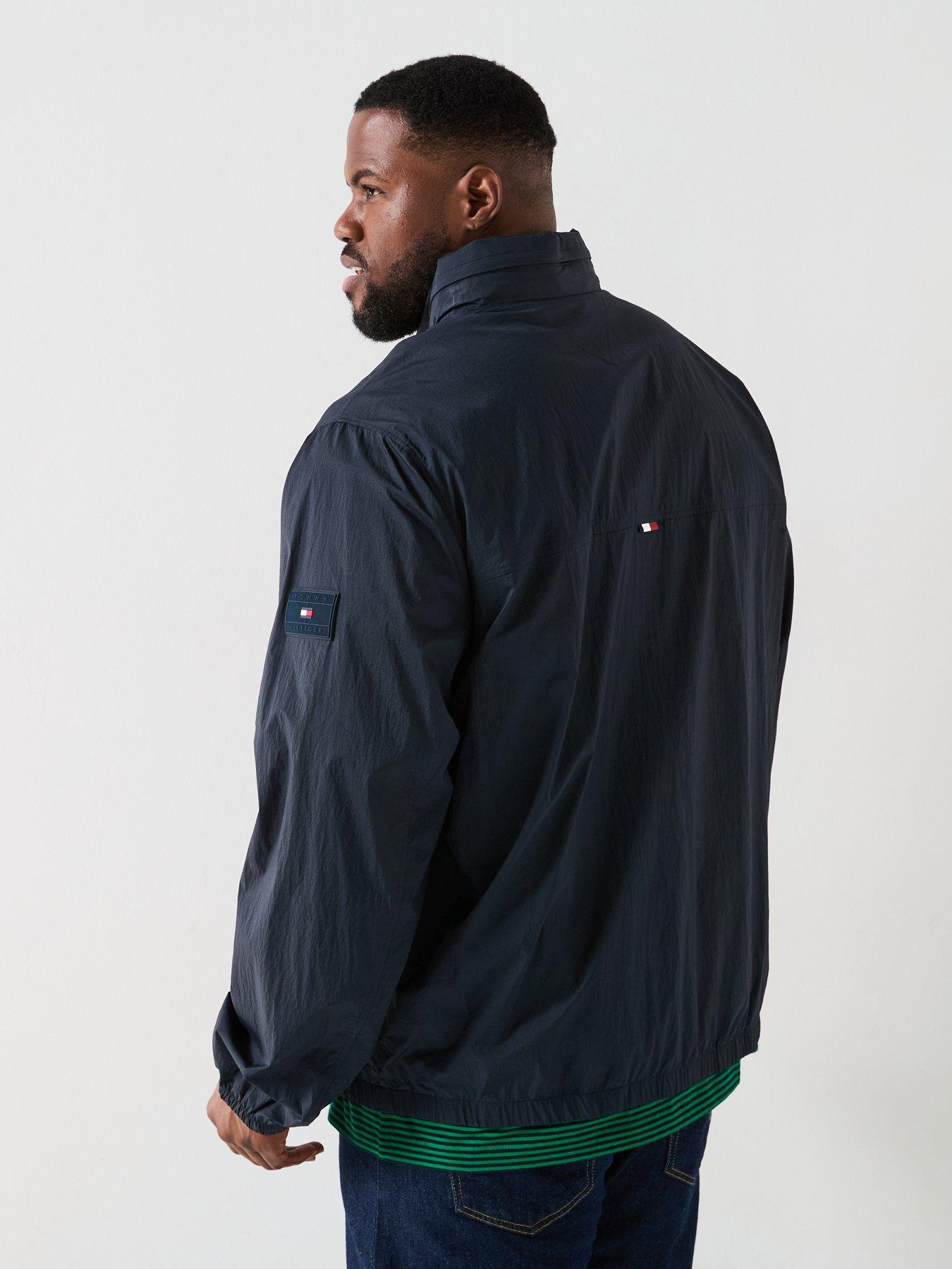  image of tommy-hilfiger-big-amp-tall-lightweight-jacket-navy
