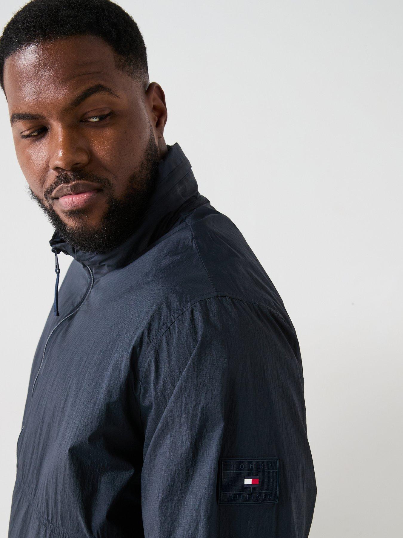  image of tommy-hilfiger-big-amp-tall-lightweight-jacket-navy