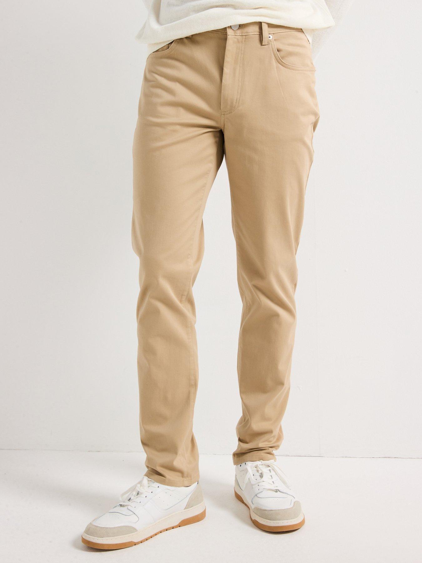 tommy-hilfiger-denton-5-pocket-cotton-satin-casual-trousers-khaki