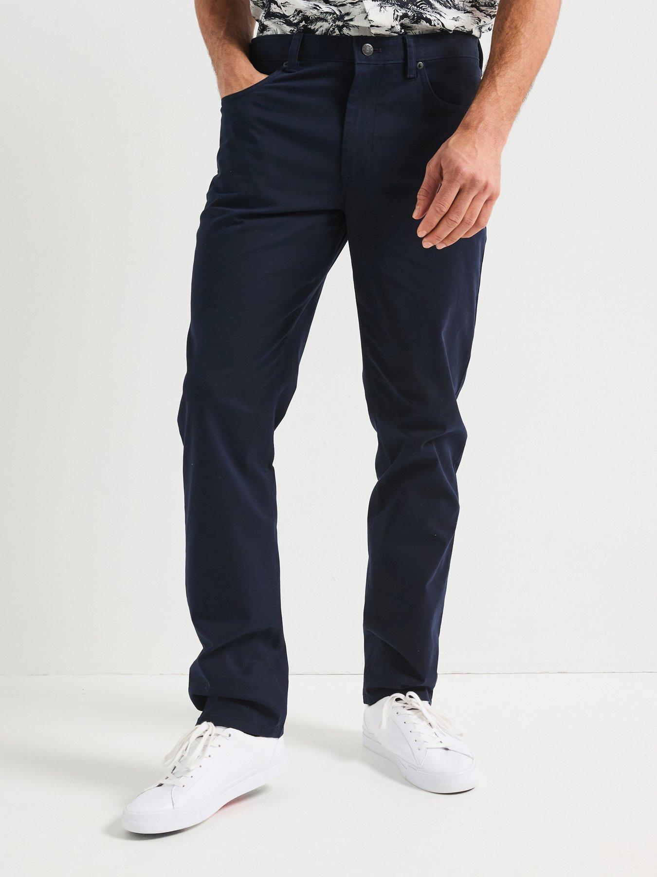 tommy-hilfiger-denton-5-pocket-cotton-satin-casual-trousers-navy