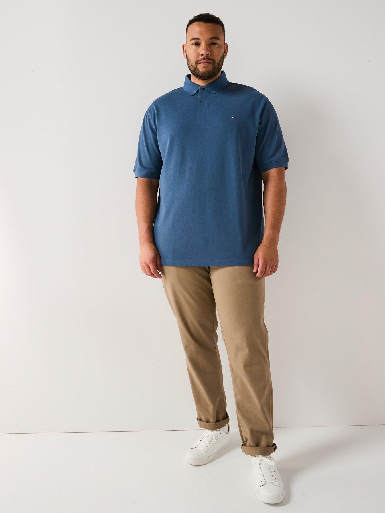 Image 3 of 5 of Tommy Hilfiger Big &amp; Tall 1985 Regular Fit Polo Shirt - Blue