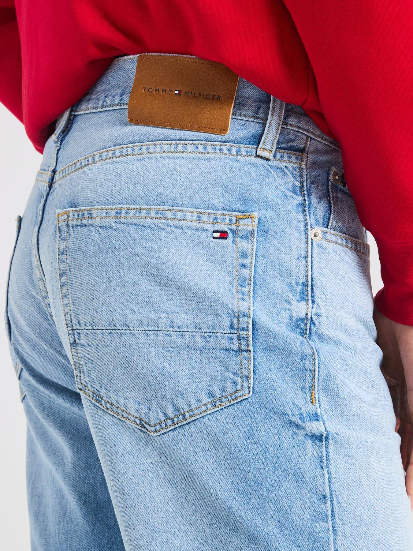  image of tommy-hilfiger-harlem-kai-indigo-tapered-jeans-light-blue