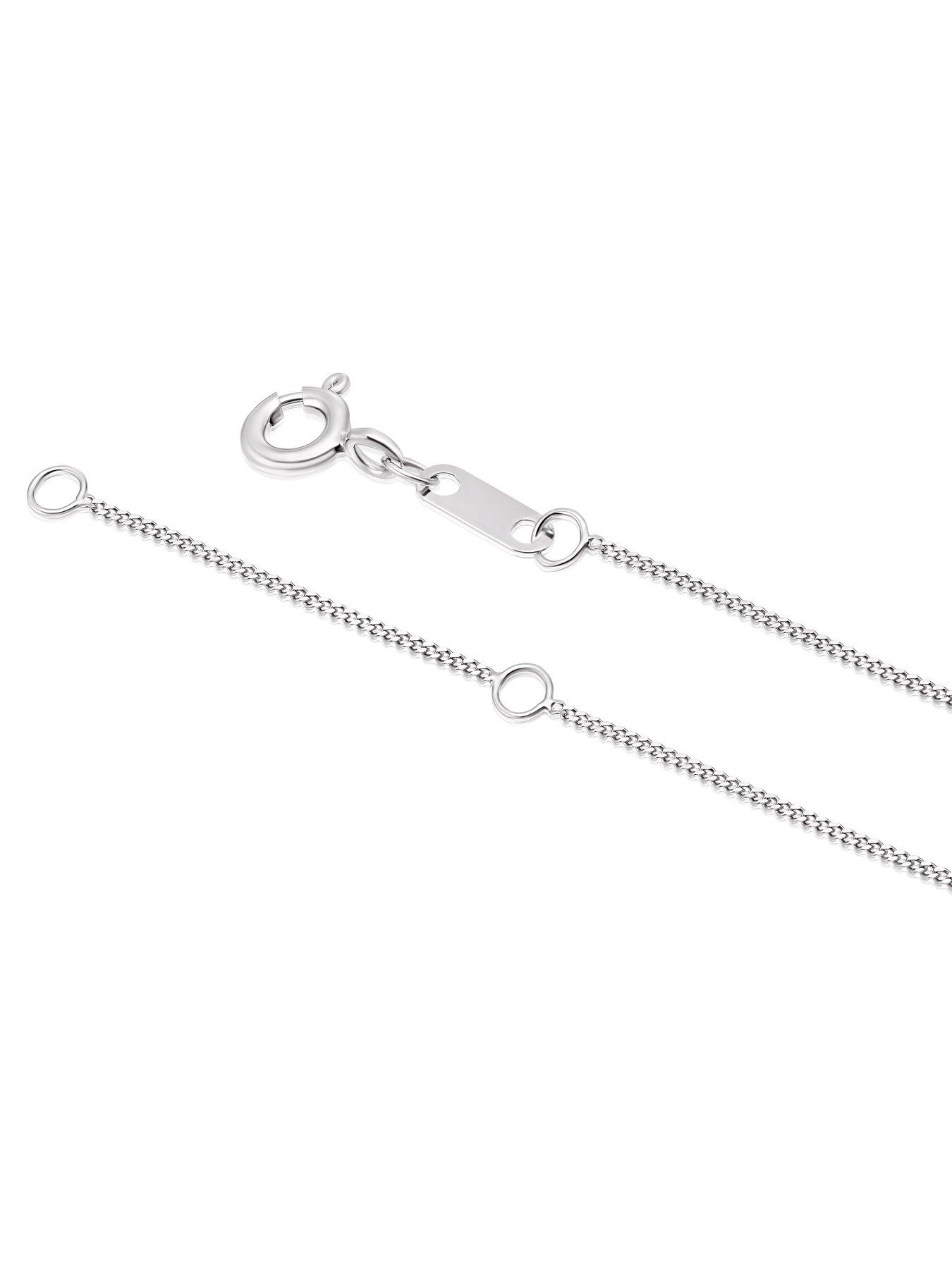  image of ernest-jones-9ct-white-gold-050ct-diamond-pear-earring-necklace-box-set
