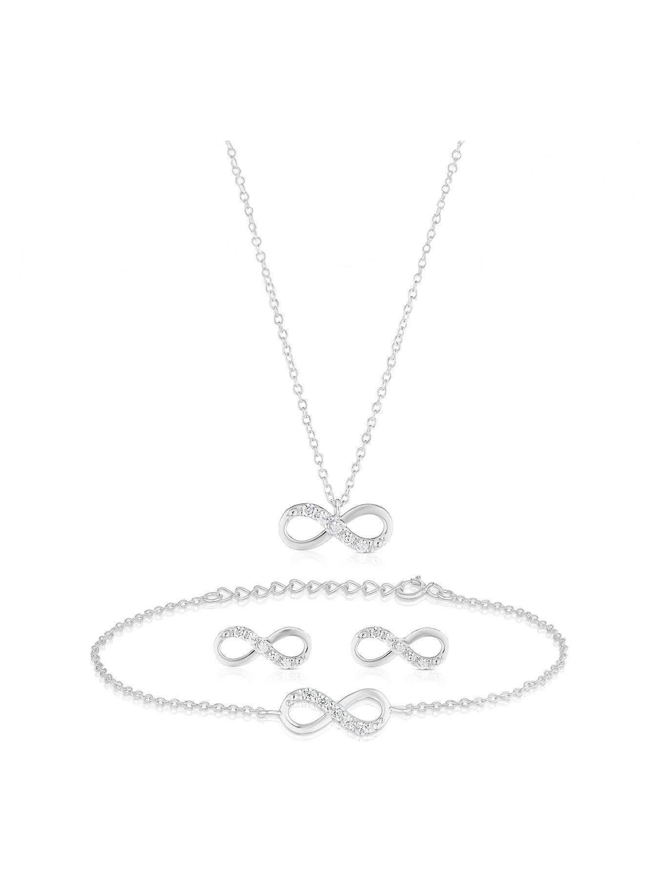 h-samuel-sterling-silver-cubic-zirconia-infinity-3-piece-necklace-bracelet-earring-set