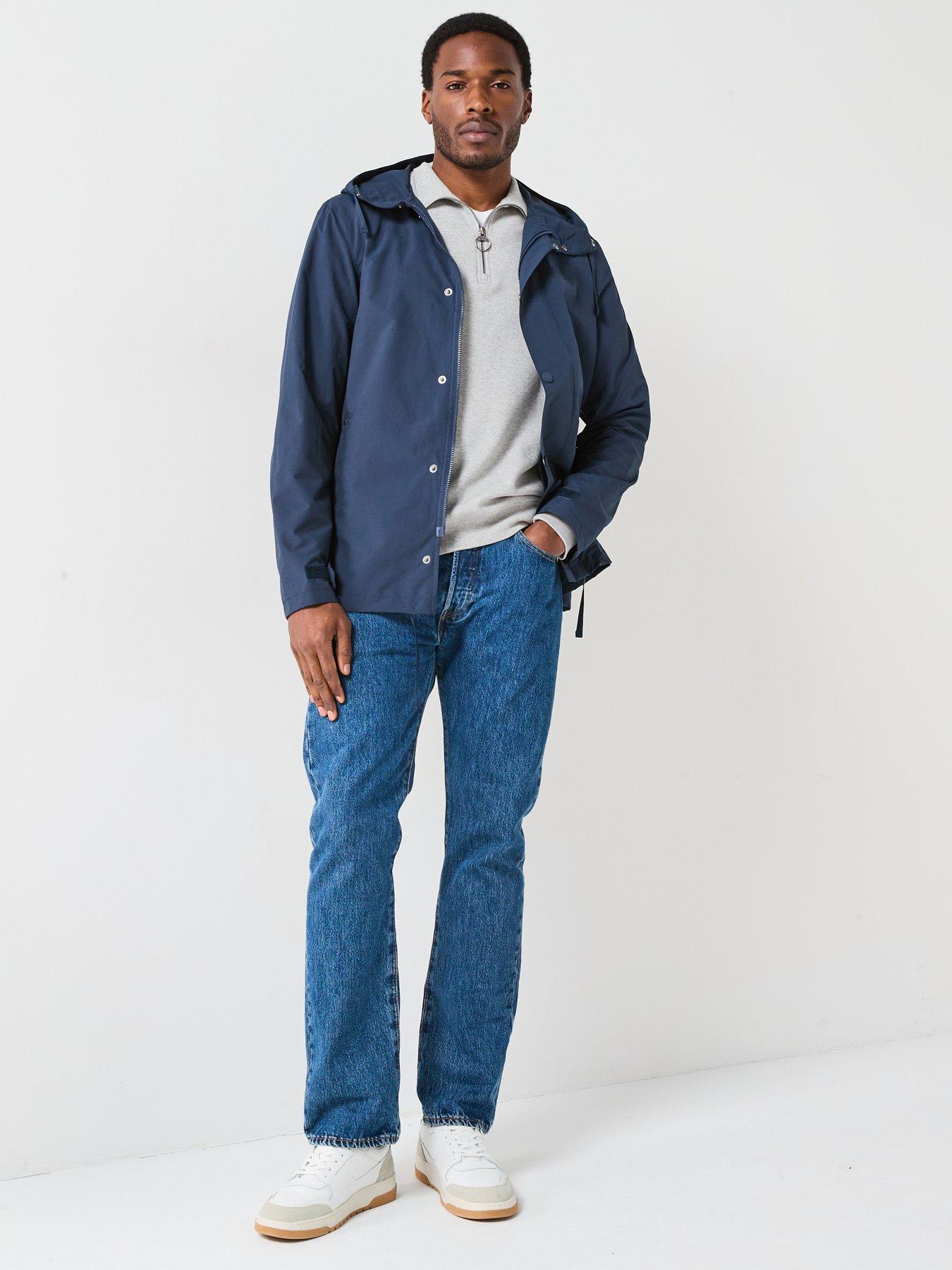  image of barbour-quay-showerproof-jacket-navy