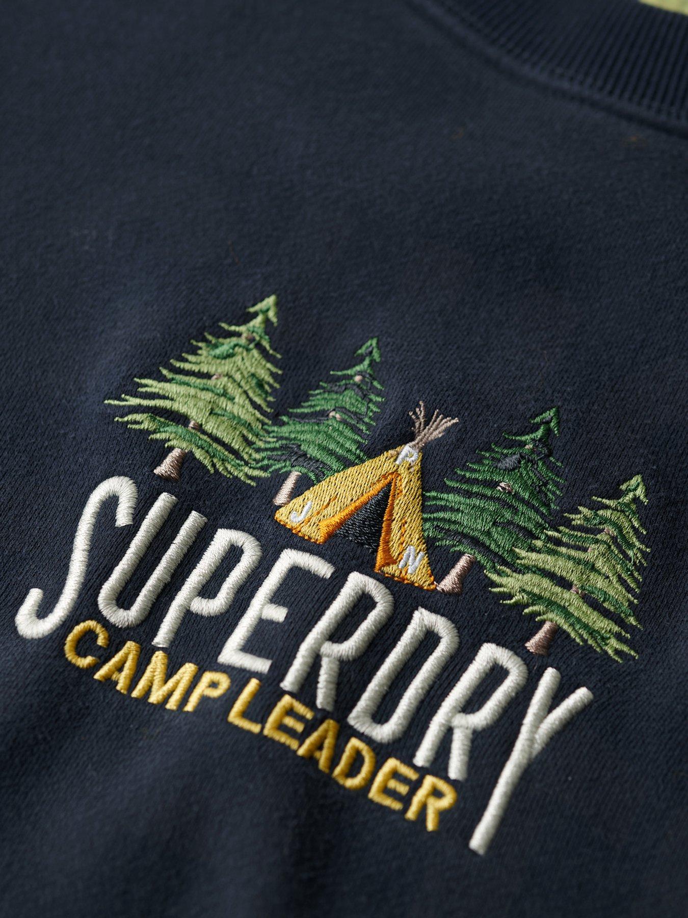 Image 5 of 6 of Superdry Travel Souvenir Logo Sweatshirt - Navy