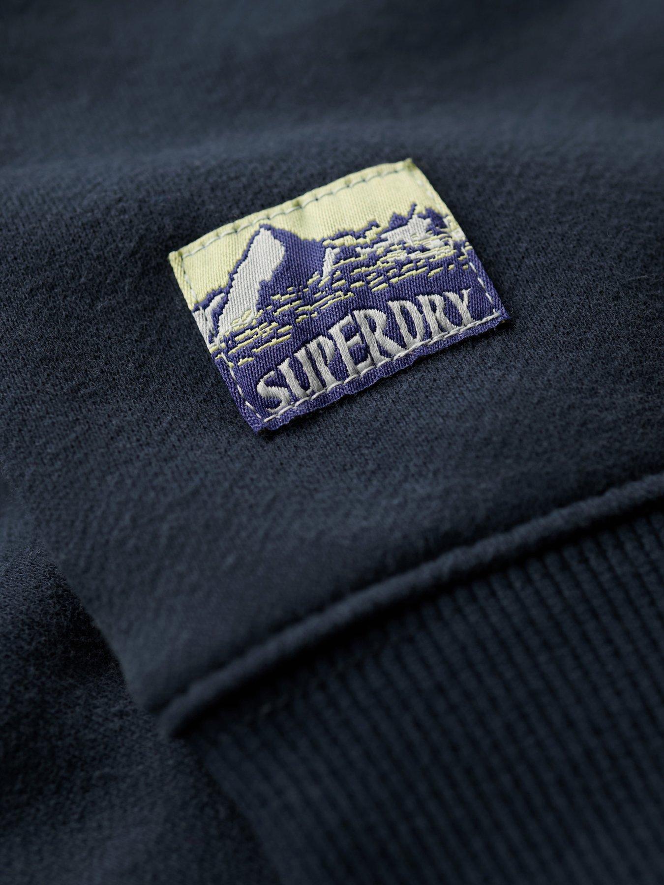 Image 6 of 6 of Superdry Travel Souvenir Logo Sweatshirt - Navy