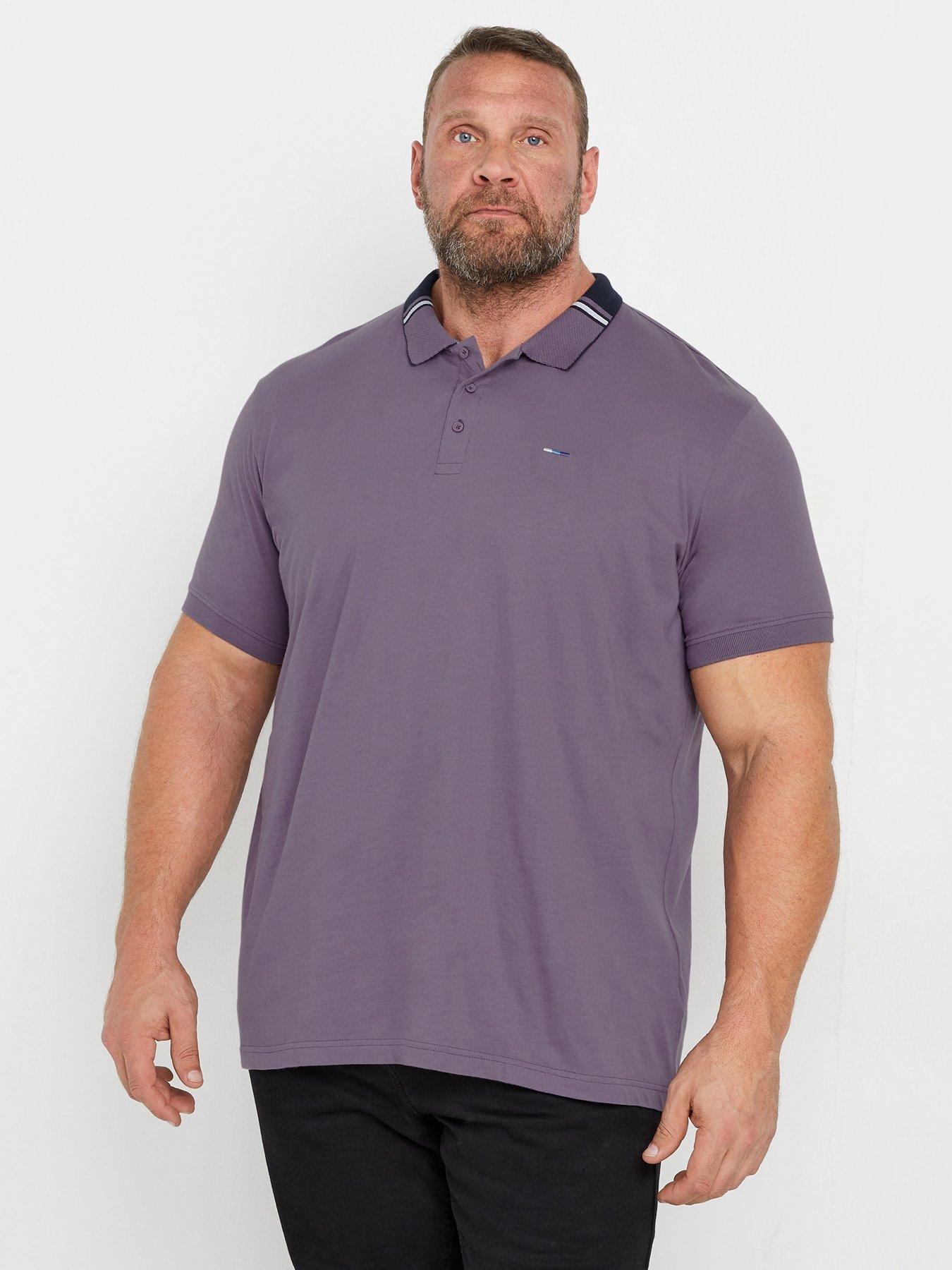 badrhino-big-amp-tall-jacquard-polo-shirt-purple