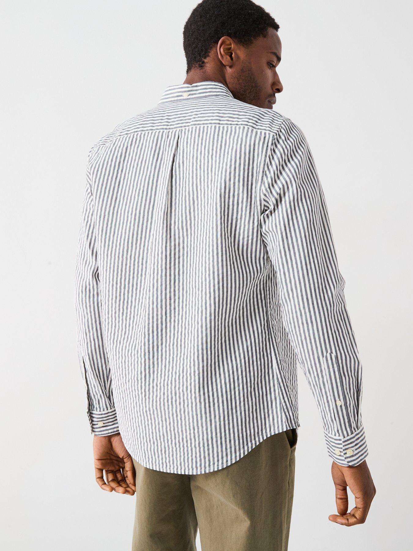 Image 2 of 6 of Barbour Cresswell Seersucker Tailored Fit Shirt - Multi