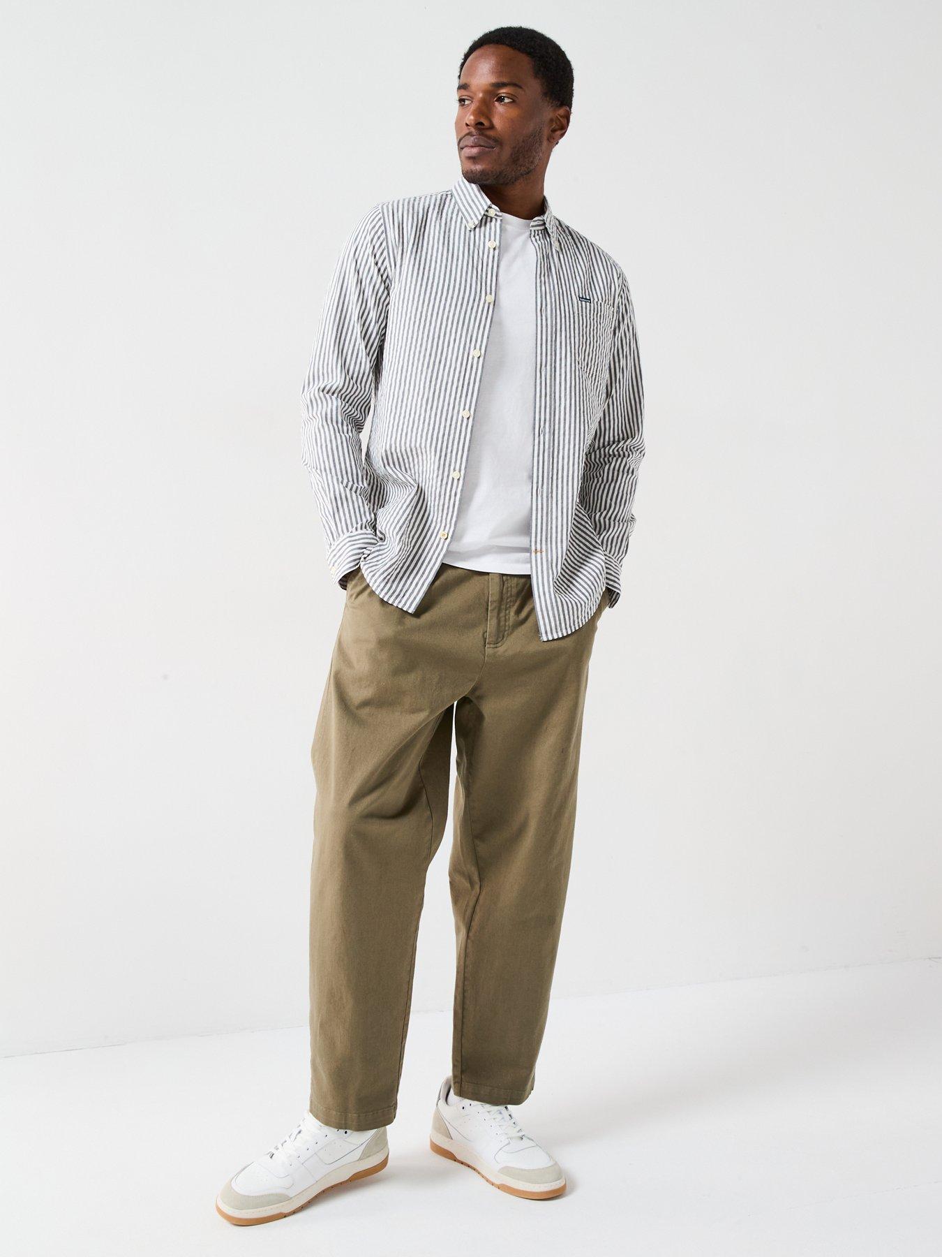 Image 3 of 6 of Barbour Cresswell Seersucker Tailored Fit Shirt - Multi