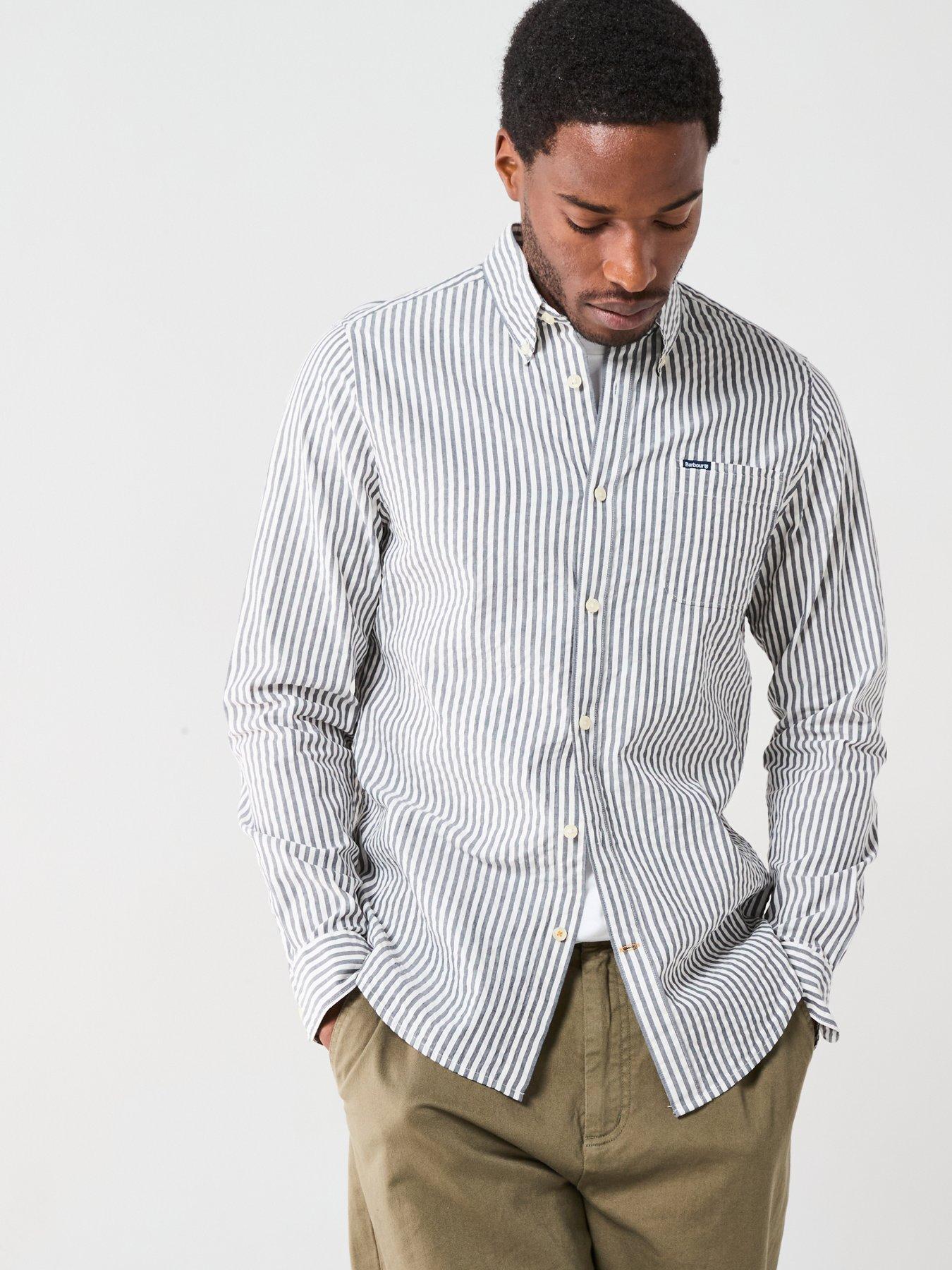 Image 5 of 6 of Barbour Cresswell Seersucker Tailored Fit Shirt - Multi