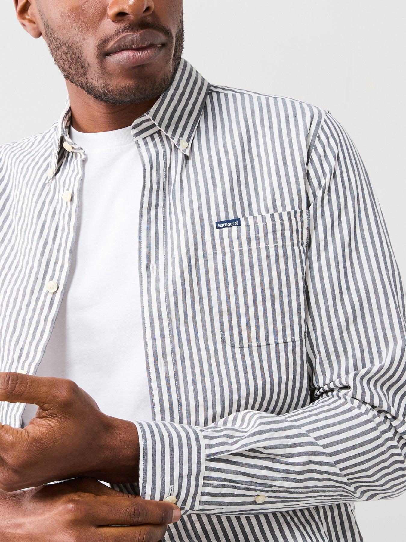 Image 6 of 6 of Barbour Cresswell Seersucker Tailored Fit Shirt - Multi