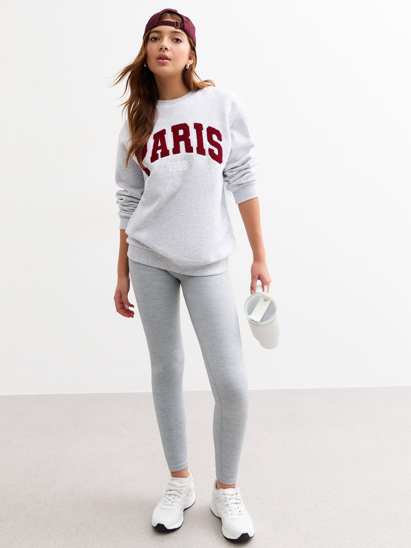 new-look-915-girls-ribbed-leggings-grey
