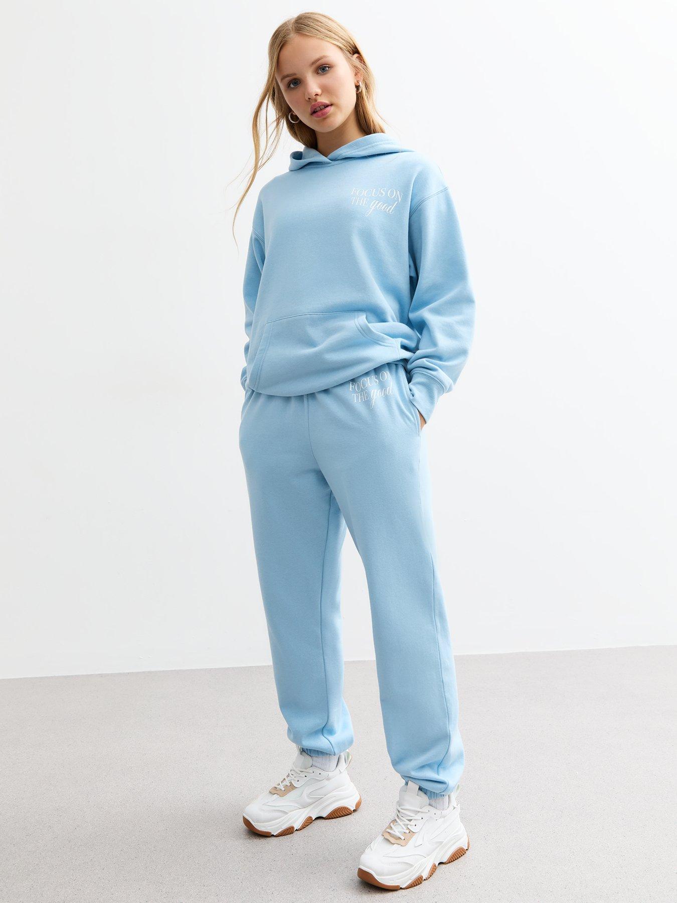  image of new-look-915-girls-focus-on-the-good-joggers-blue
