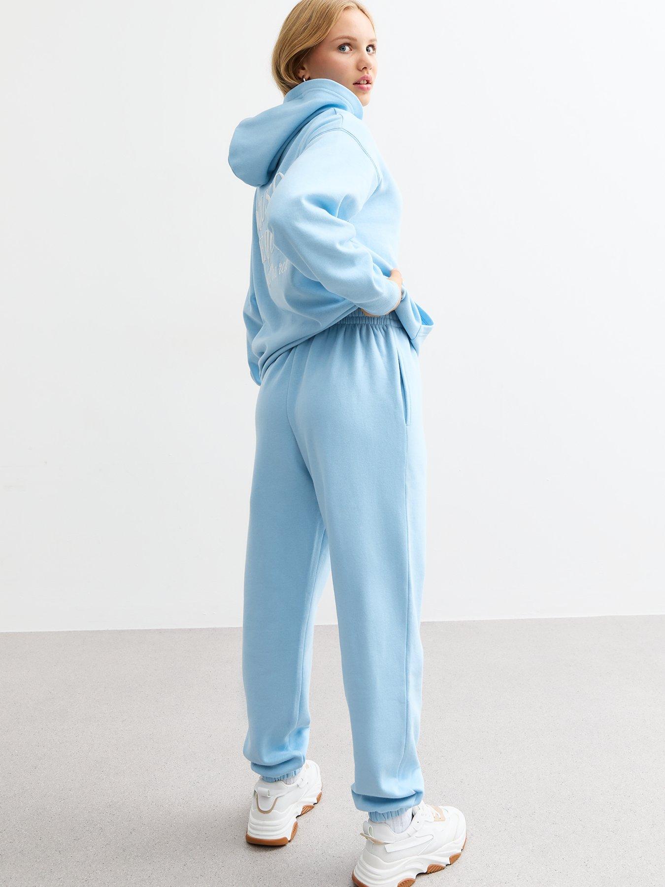  image of new-look-915-girls-focus-on-the-good-joggers-blue