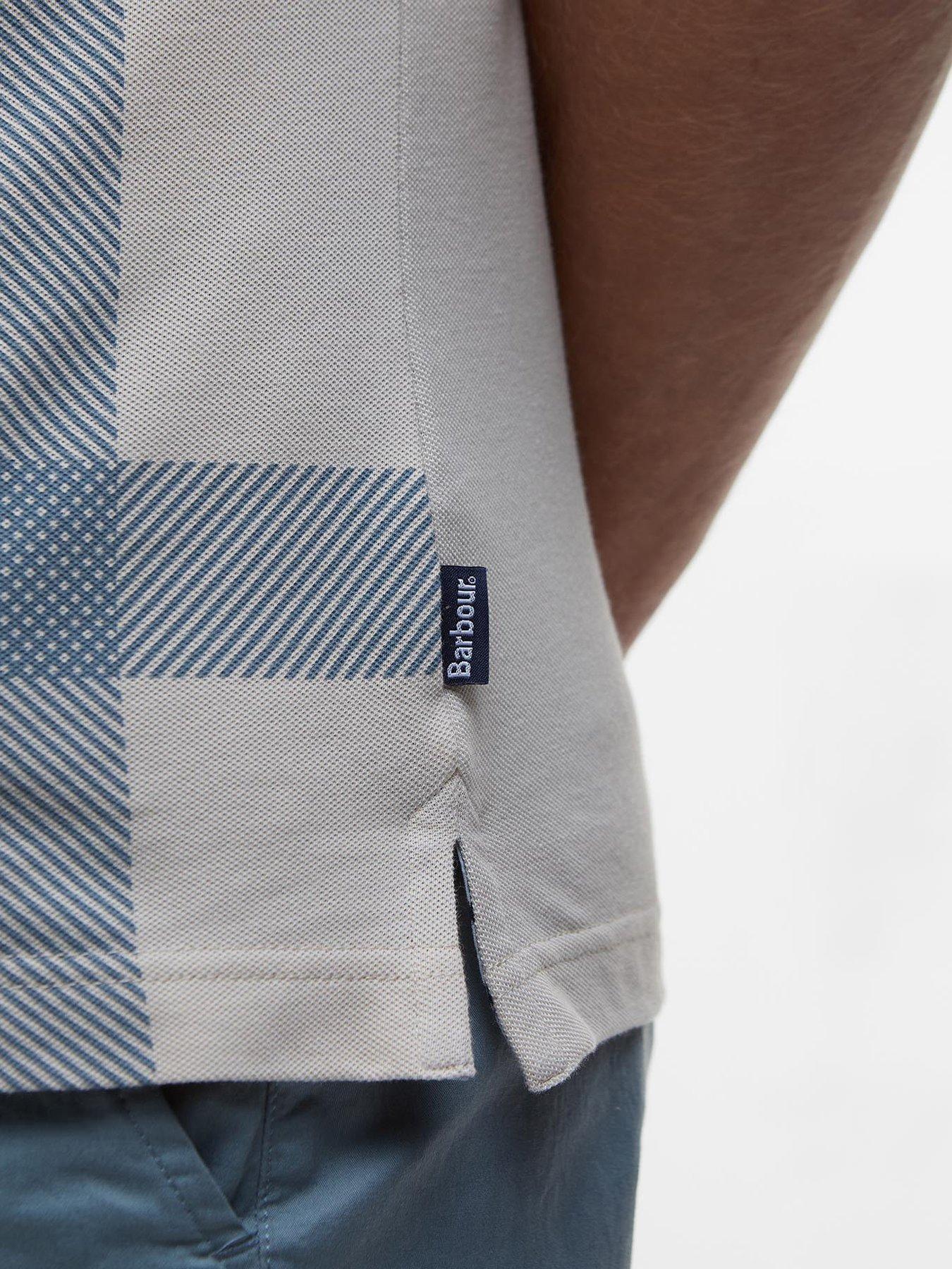  image of barbour-blaine-short-sleeve-polo-shirt-beige