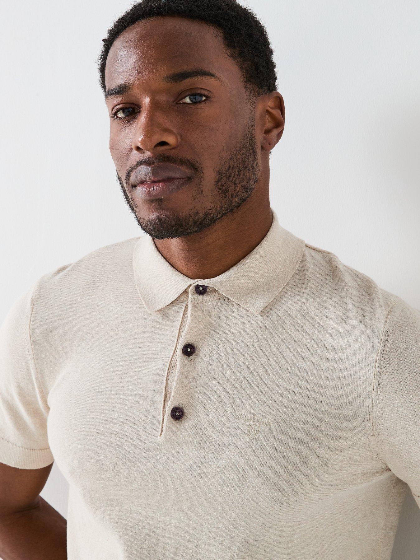  image of barbour-buston-short-sleeve-knit-polo-shirt-white