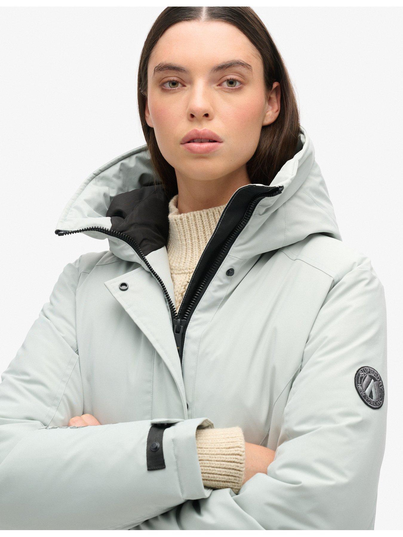 Image 4 of 5 of Superdry City Padded Parka Jacket - Grey