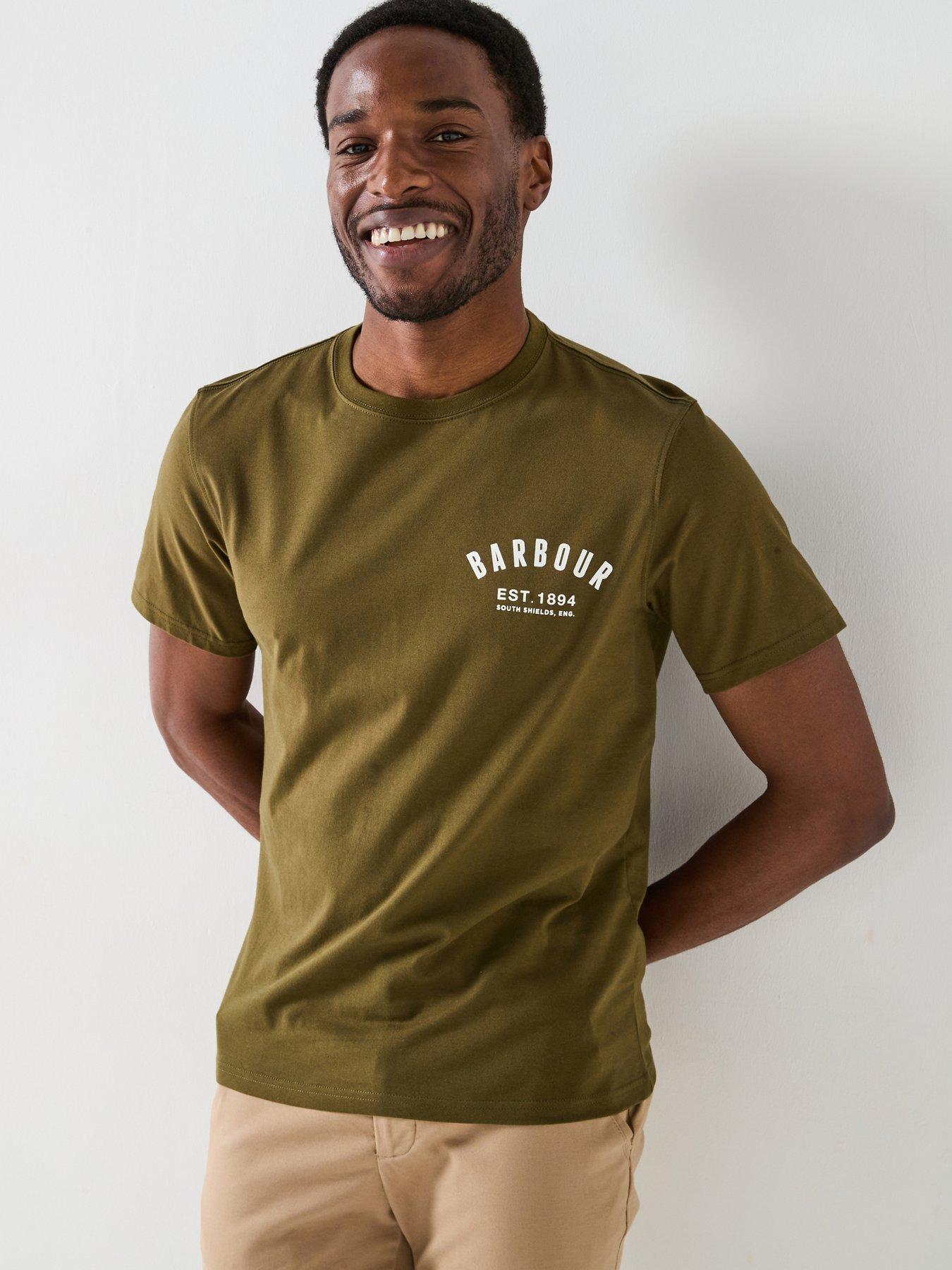 Barbour Preppy Small Logo T-Shirt - Dark Brown