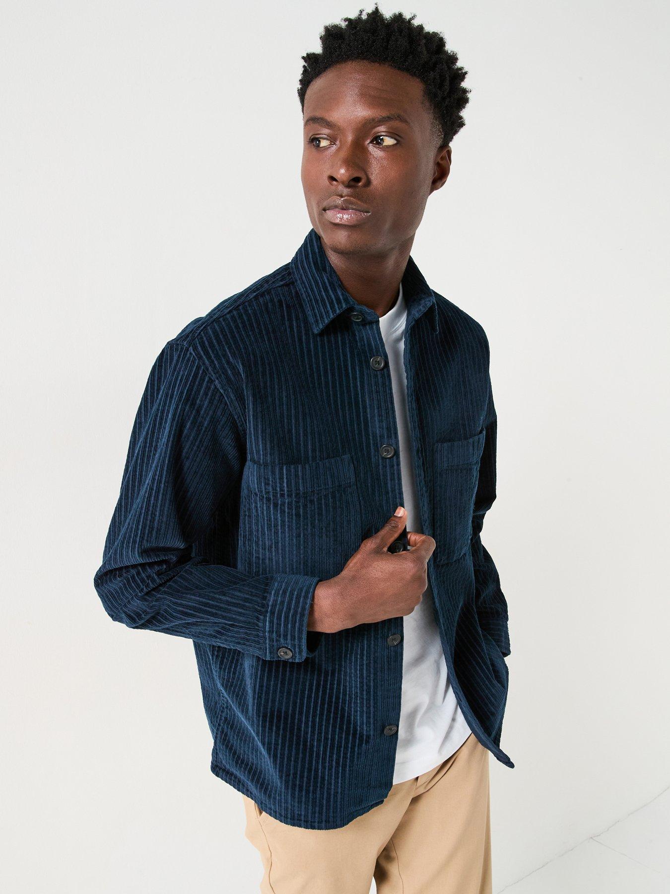 selected-homme-peder-corduroy-long-sleeve-over-shirt-navy