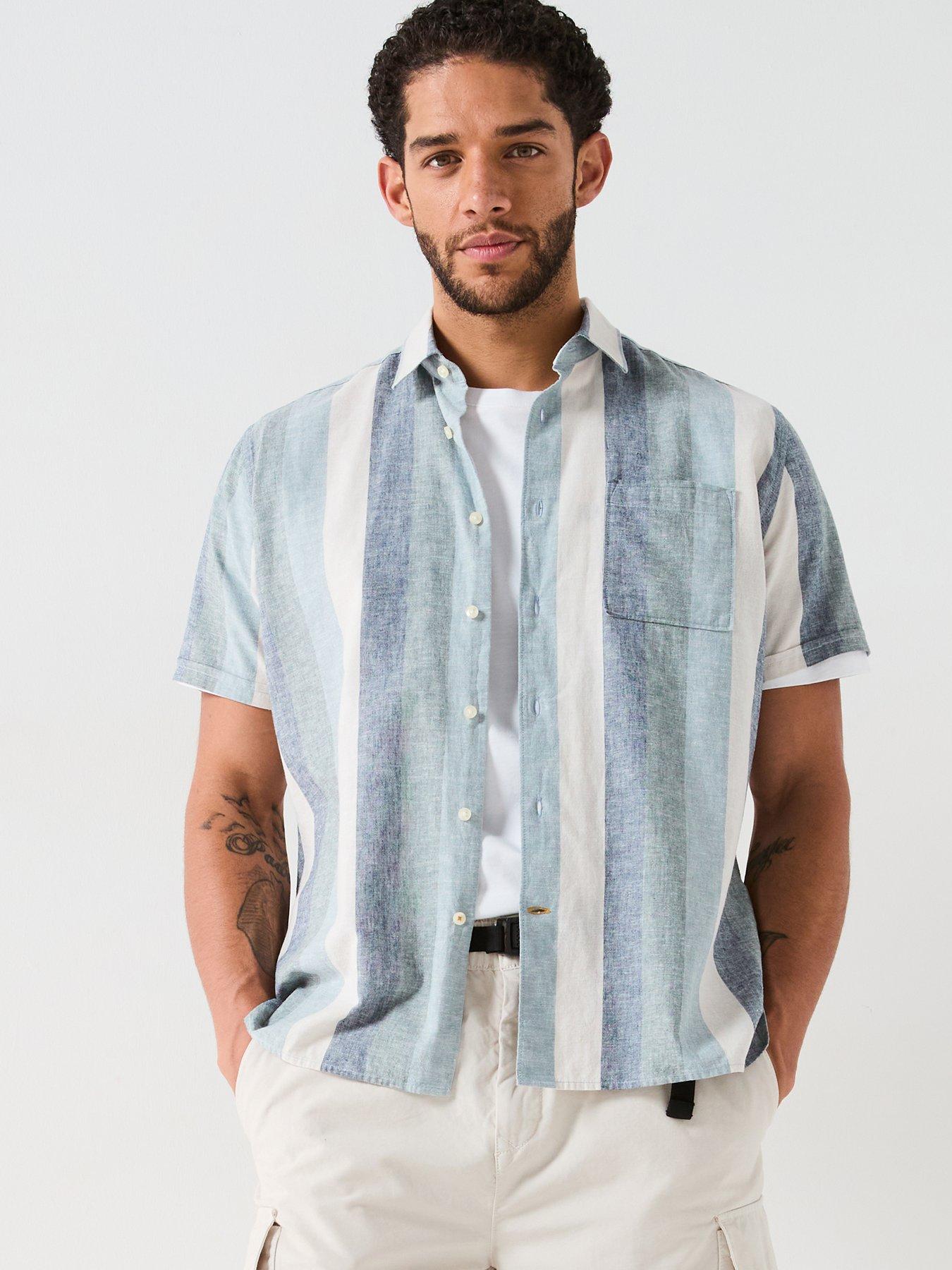 Image 1 of 6 of Barbour Portwell Summer Fit Shirt - blue