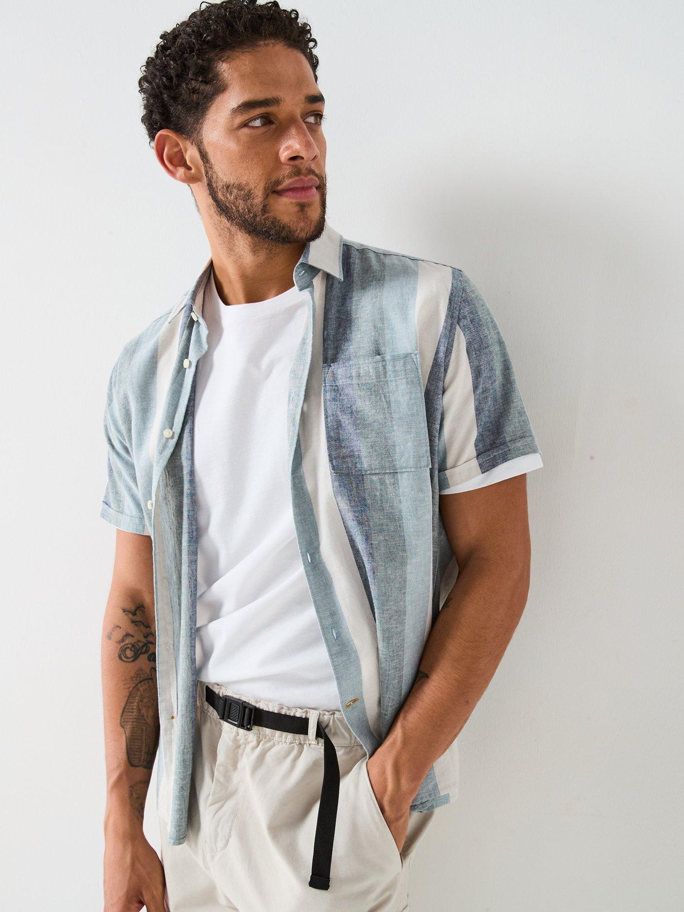 Image 5 of 6 of Barbour Portwell Summer Fit Shirt - blue