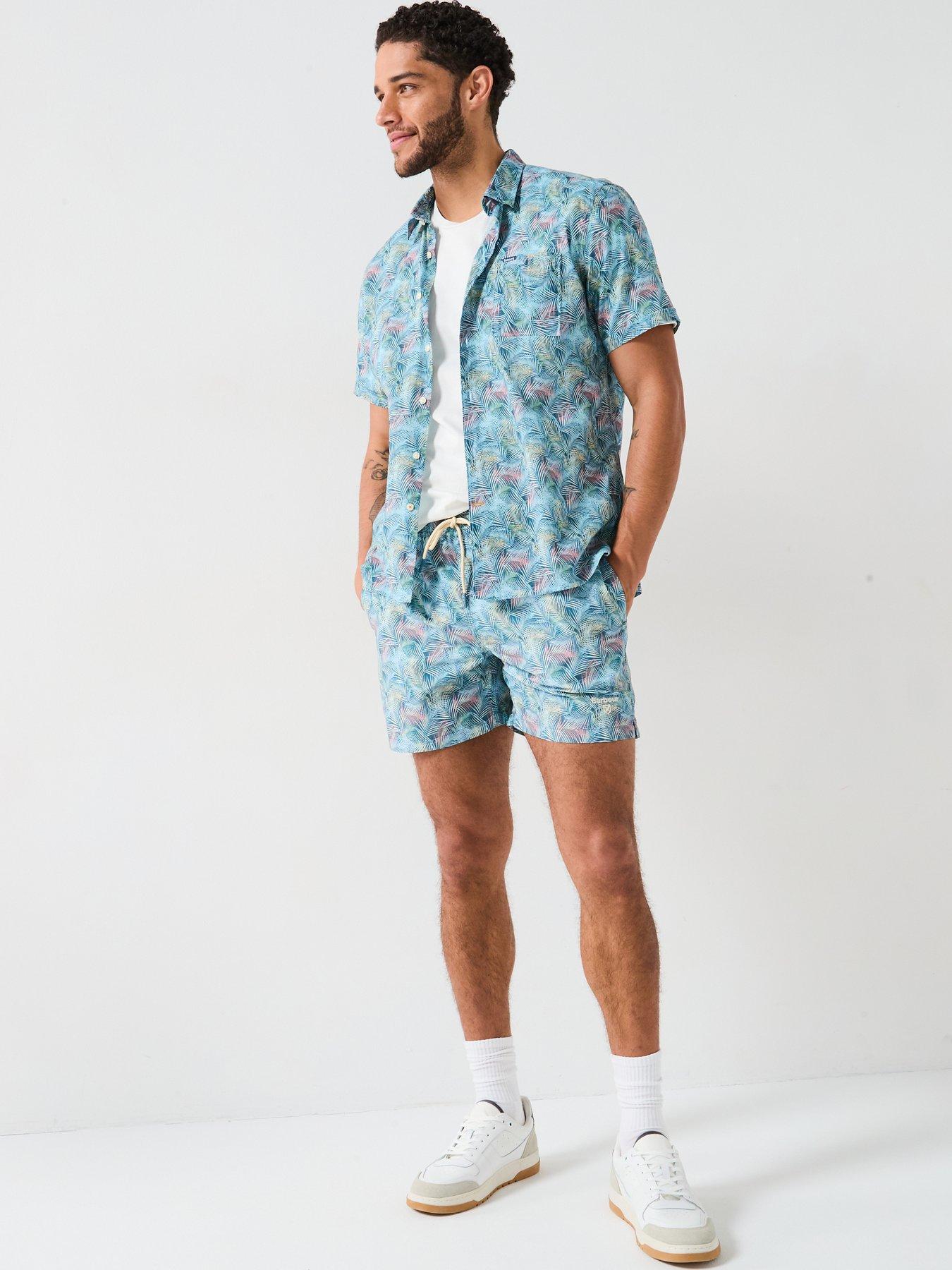 Image 4 of 6 of Barbour Devon Swim Shorts - Blue