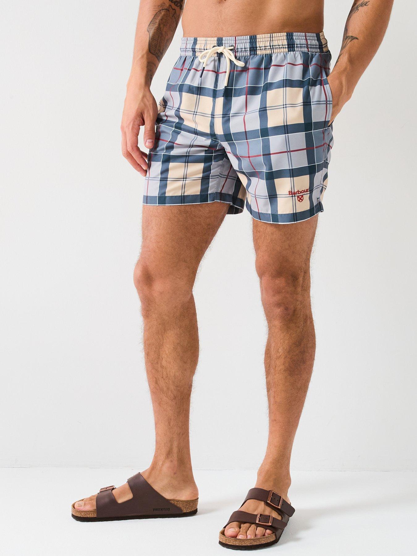 Barbour Staple Tartan Swim Short - blue