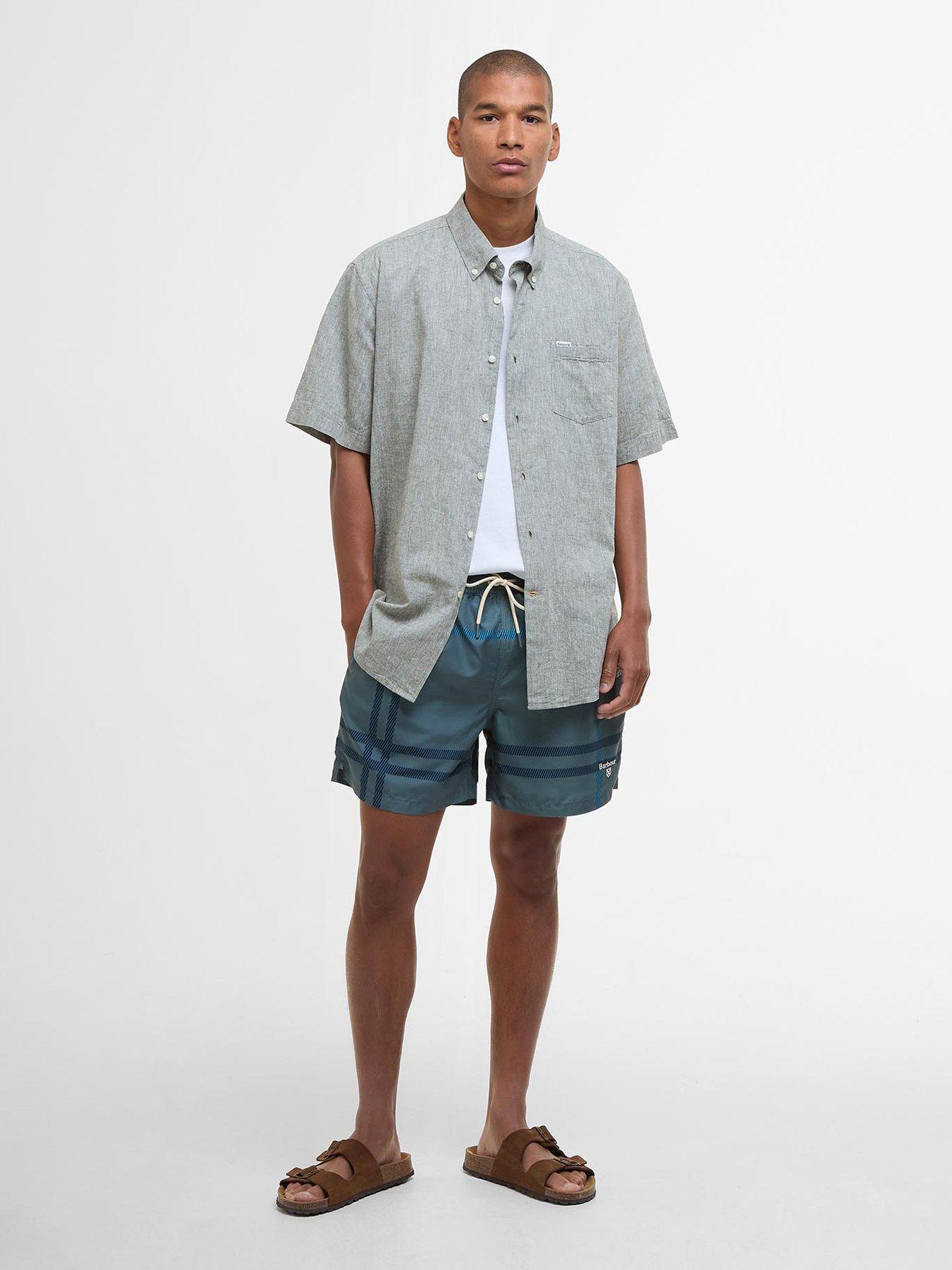  image of barbour-twain-swim-short-dark-blue